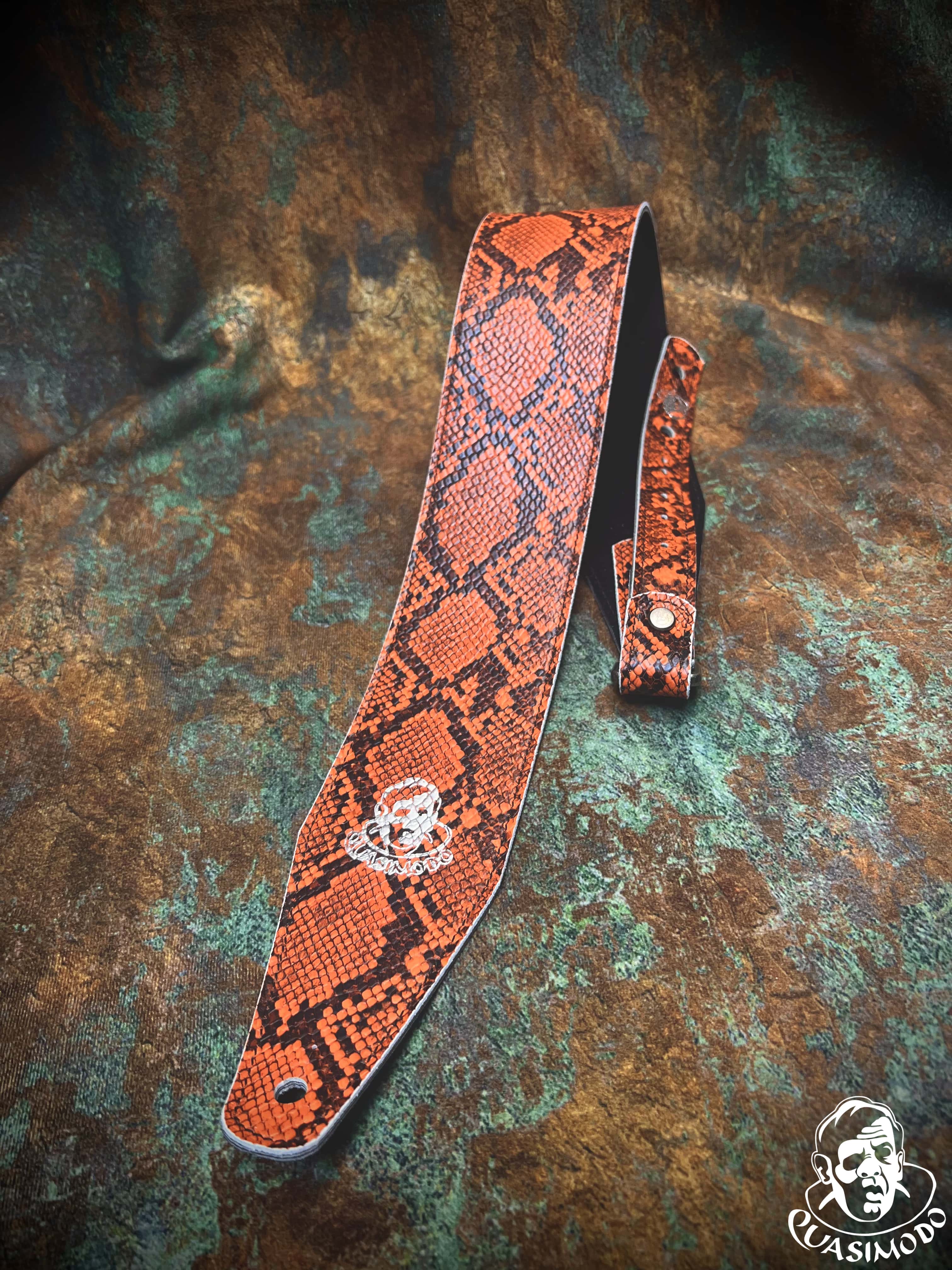 Image of Limited edition custom guitar strap-Face-Limit Design-L-012