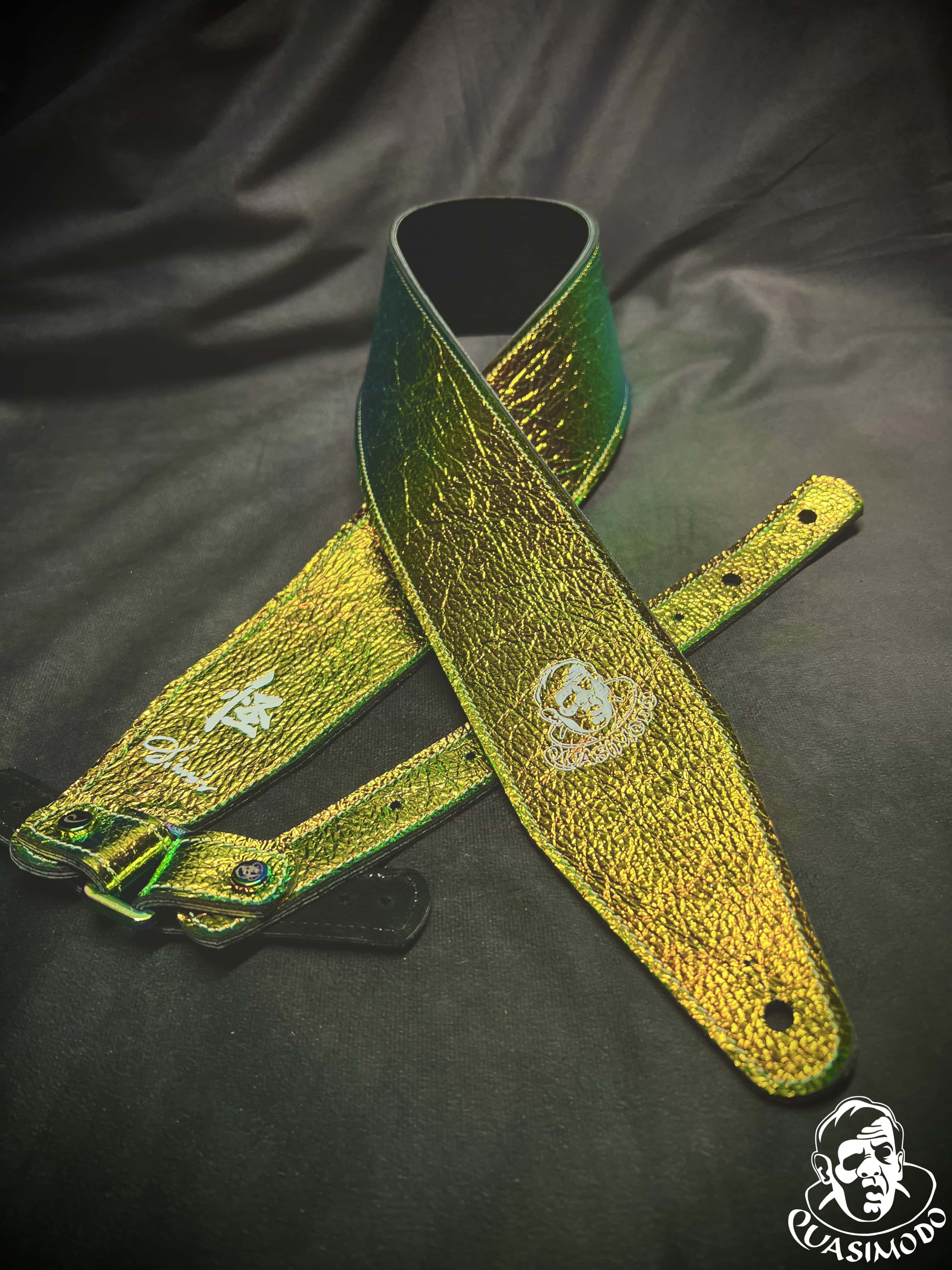 Image of Limited edition custom guitar strap-Face-Limit Design-L-021