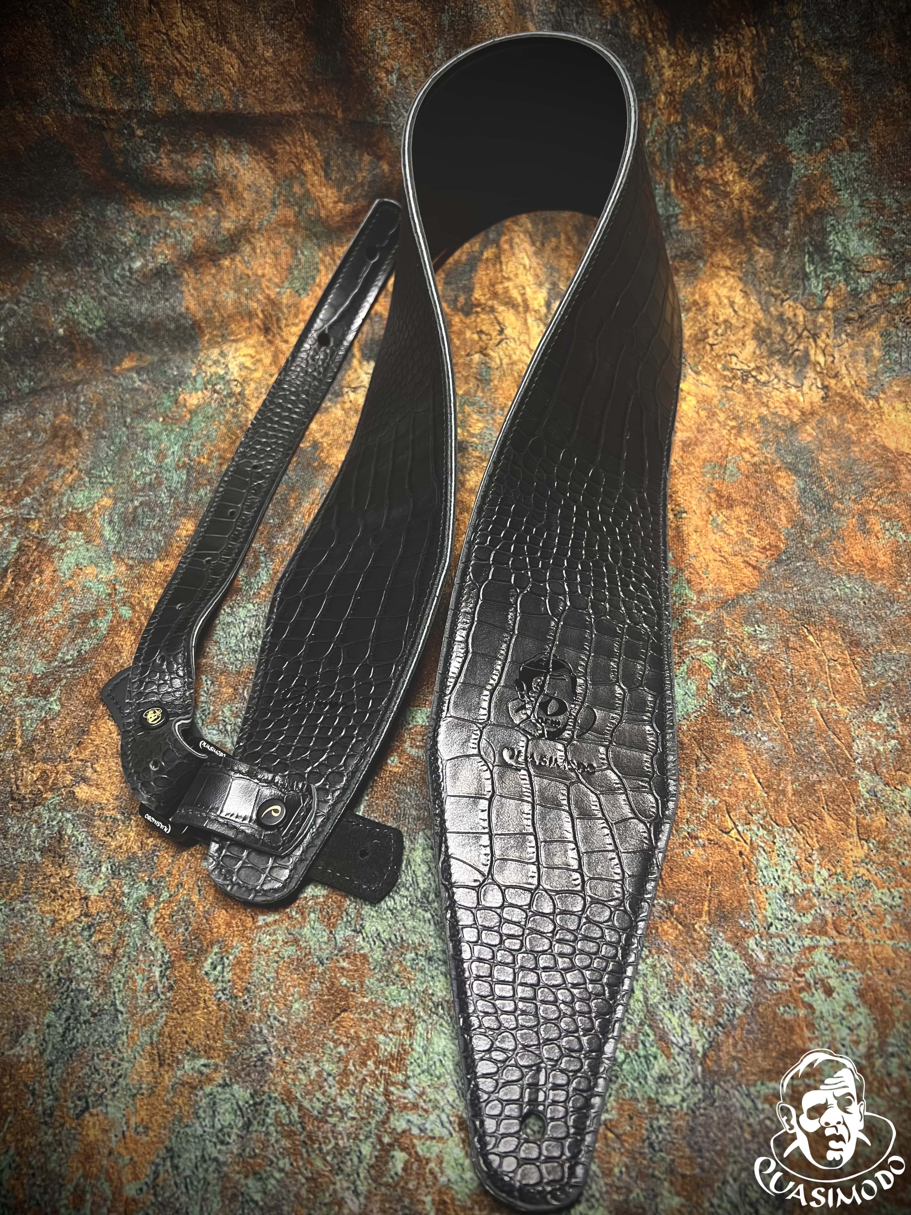 Image of Limited edition custom guitar strap-Face-Limit Design-L-025