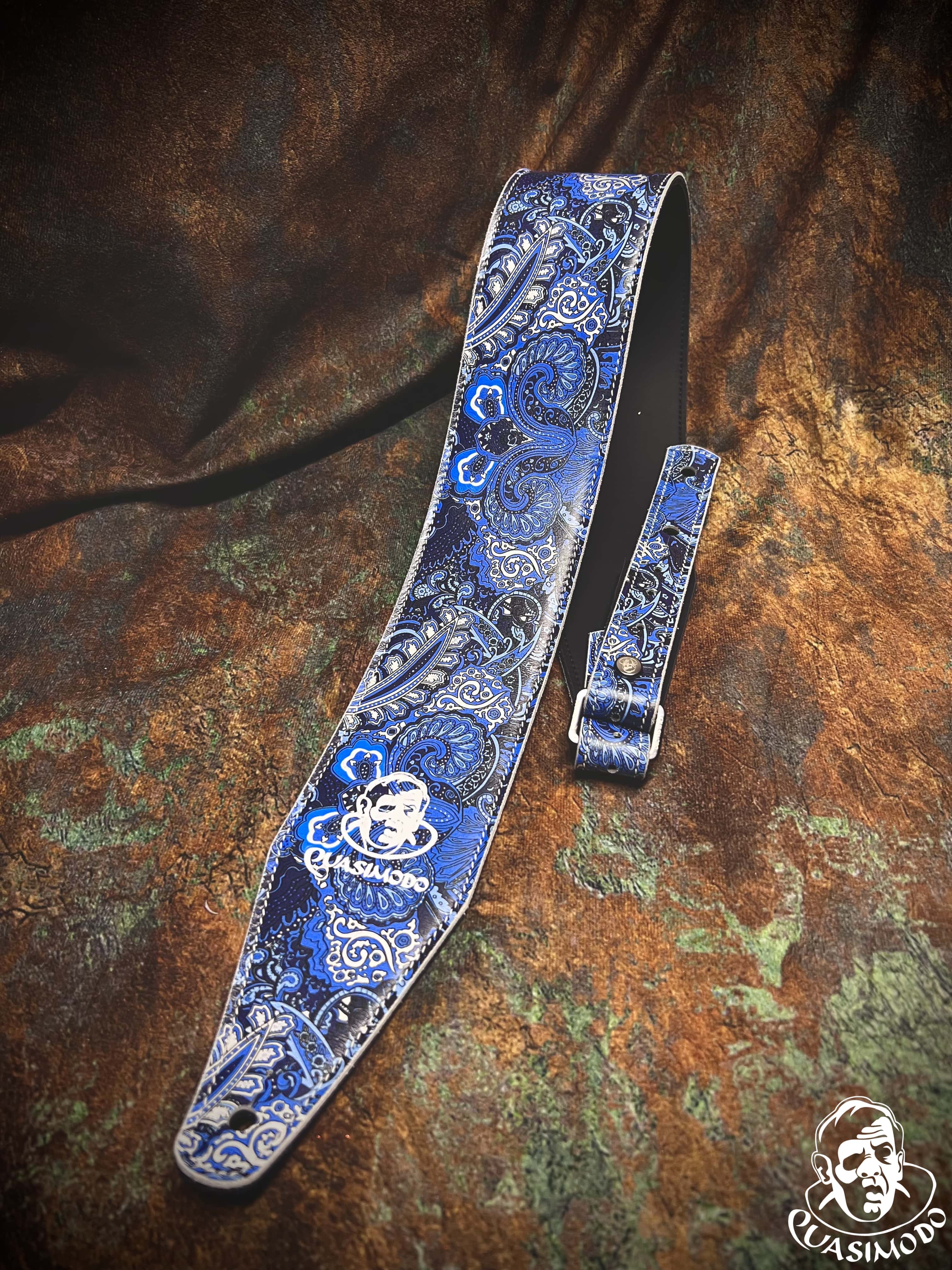 Image of Limited edition custom guitar strap-Face-Limit Design-L-063