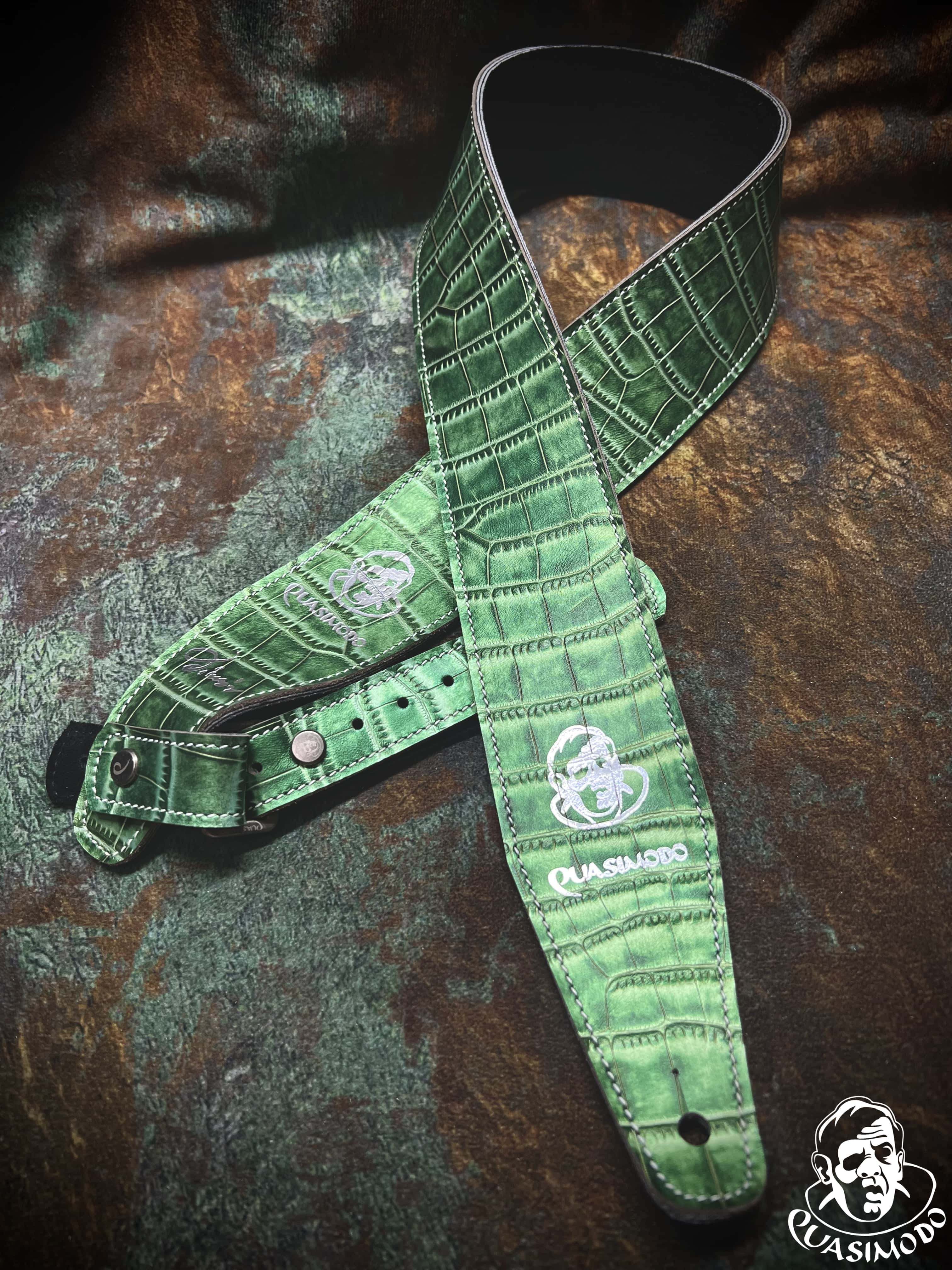 Image of Limited edition custom guitar strap-Face-Limit Design-L-090