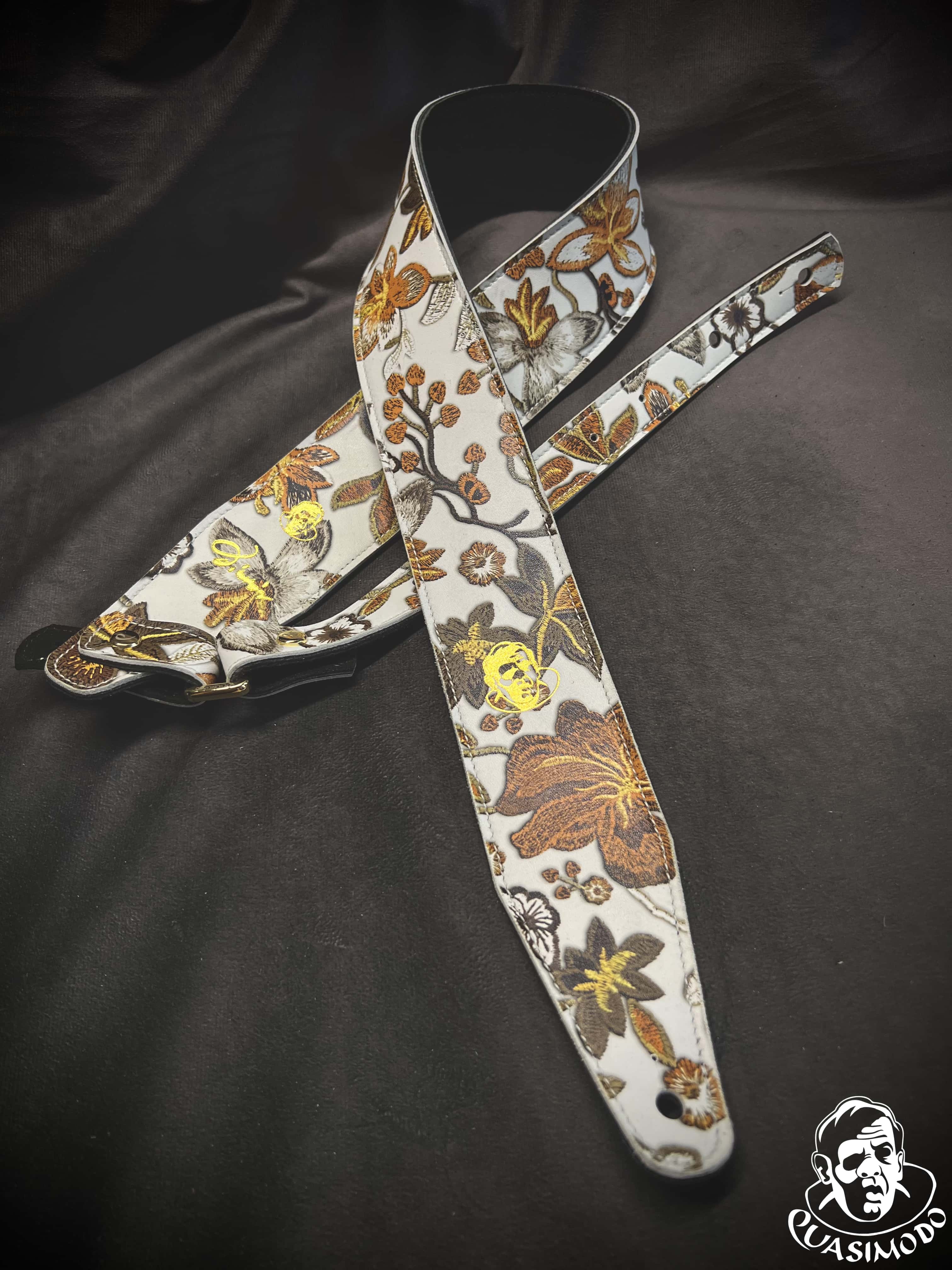 Image of Limited edition custom guitar strap-Face-Limit Design-L-099