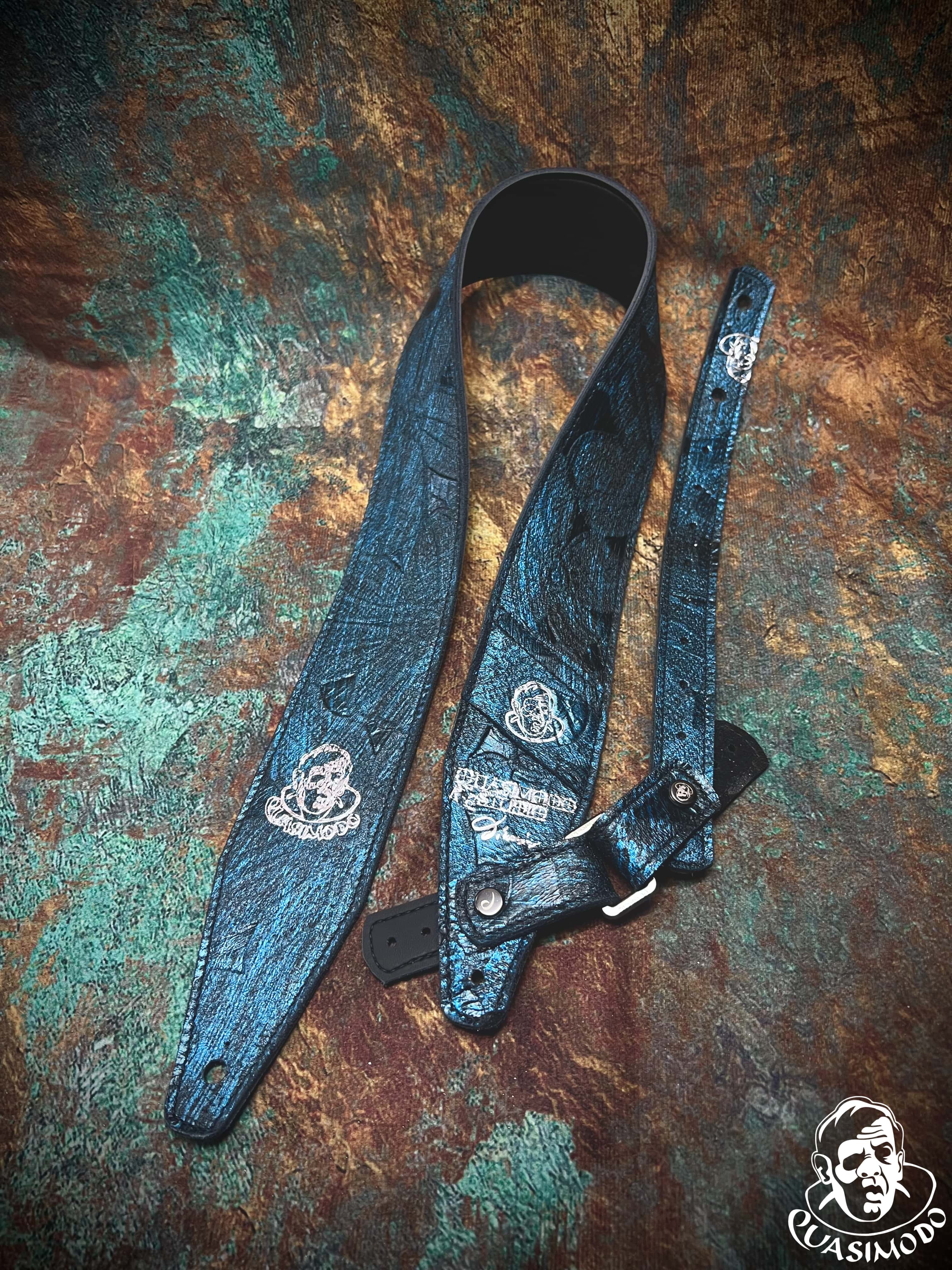 Image of Limited edition custom guitar strap-Face-Limit Design-L-240