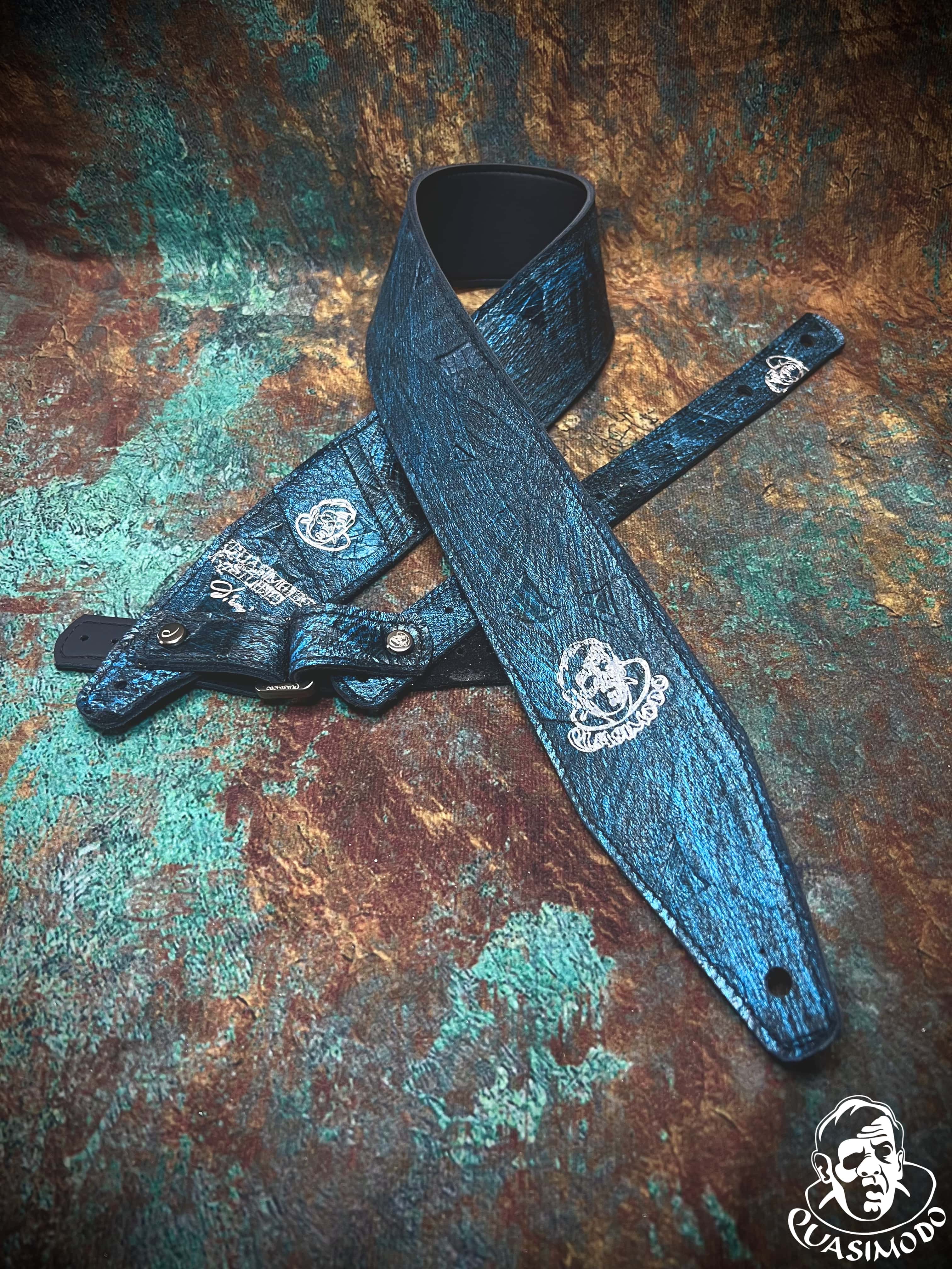 Image of Limited edition custom guitar strap-Face-Limit Design-L-240