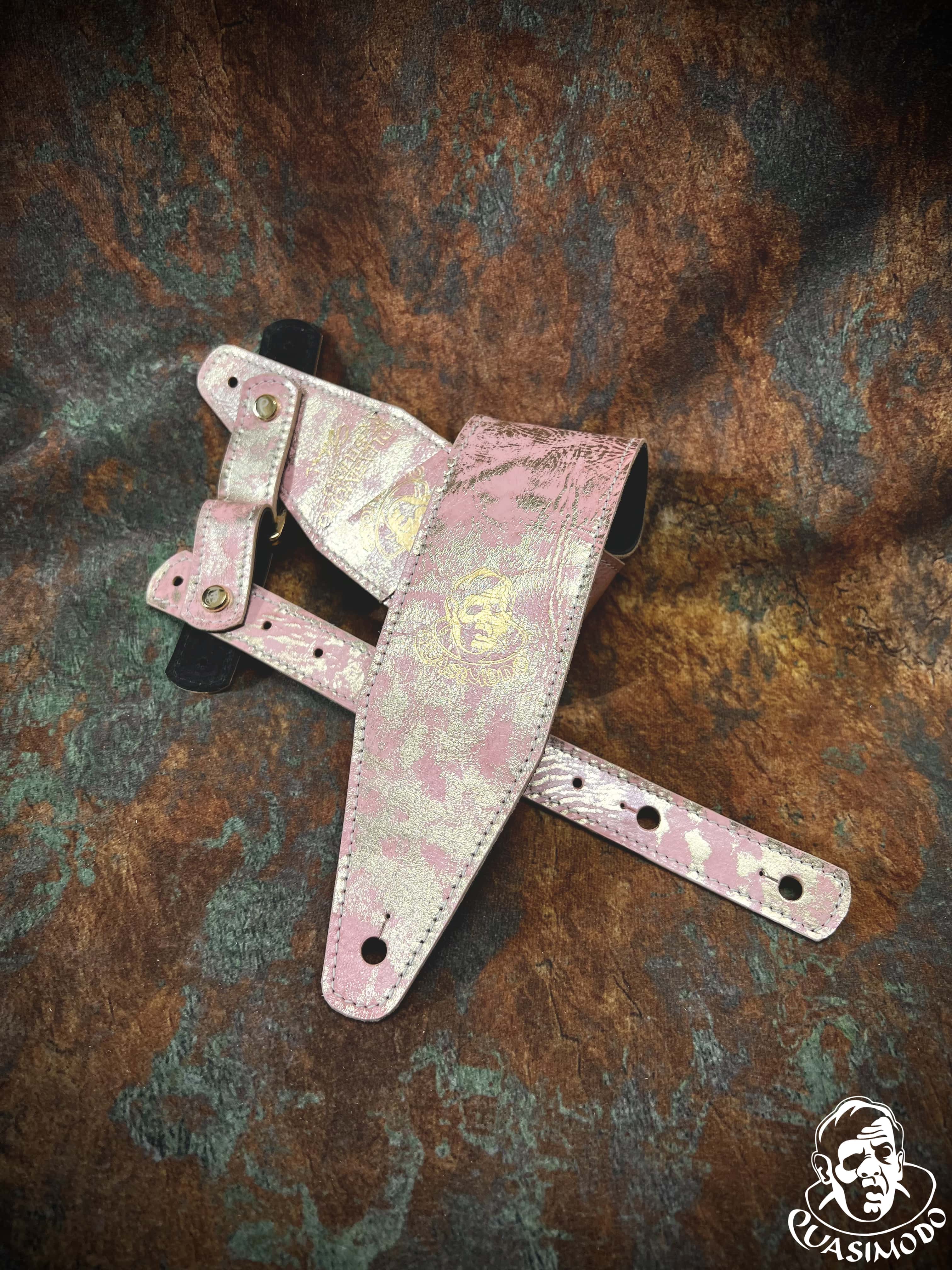 Image of Limited edition custom guitar strap-Face-Limit Design-L-273
