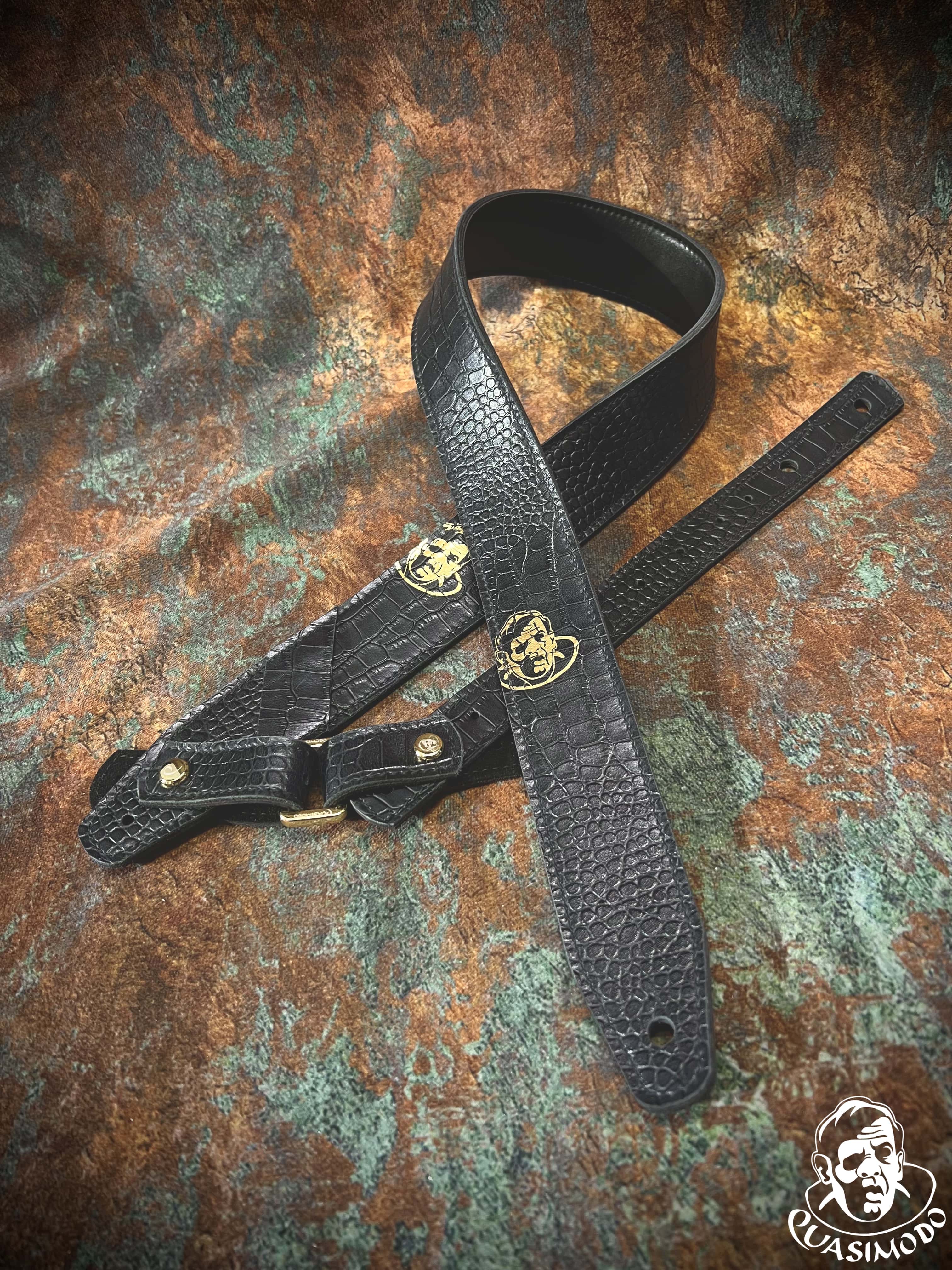 Image of Limited edition custom guitar strap-Face-Limit Design-L-275