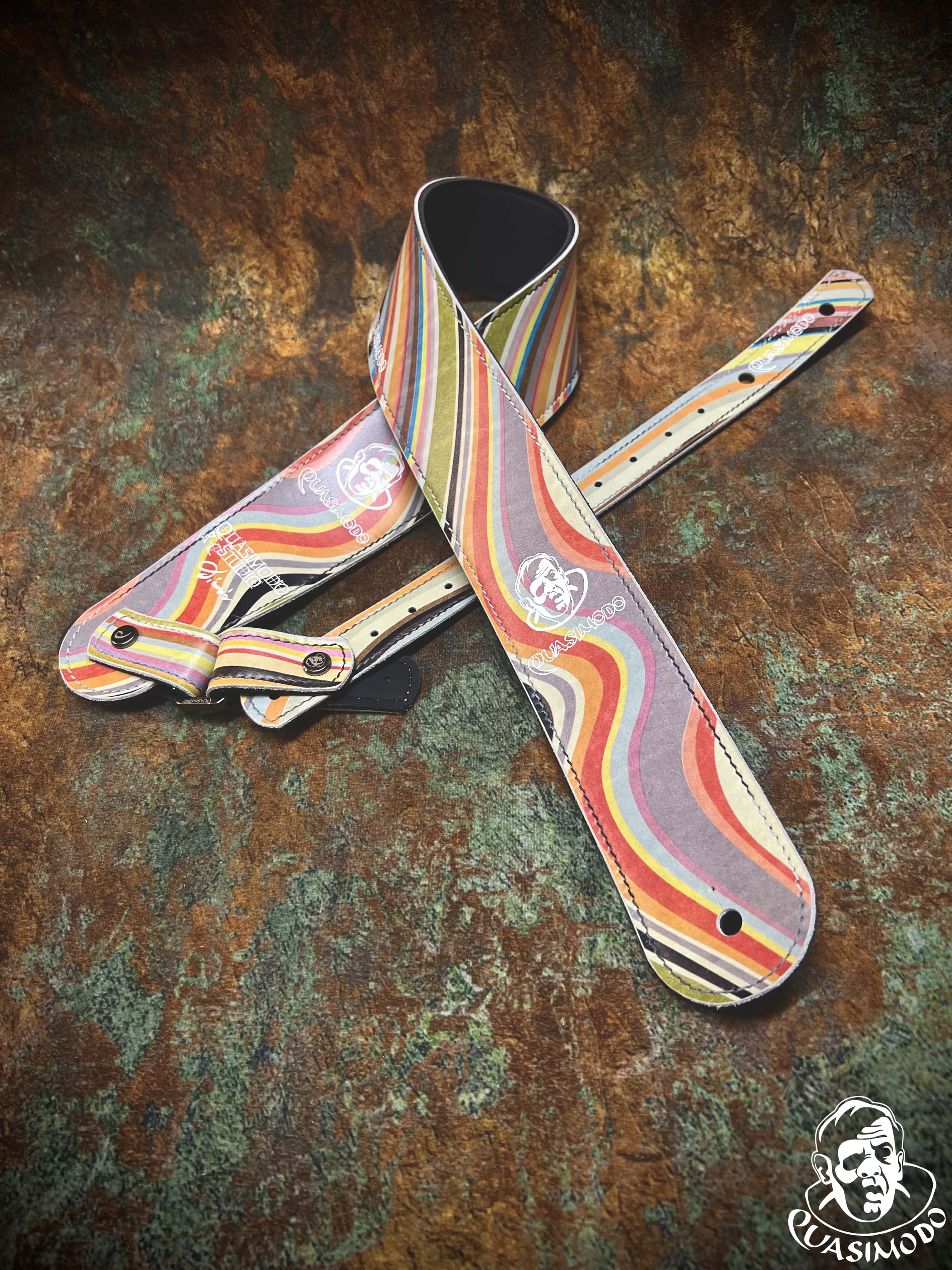 Image of Limited edition custom guitar strap-Face-Limit Design-L-300