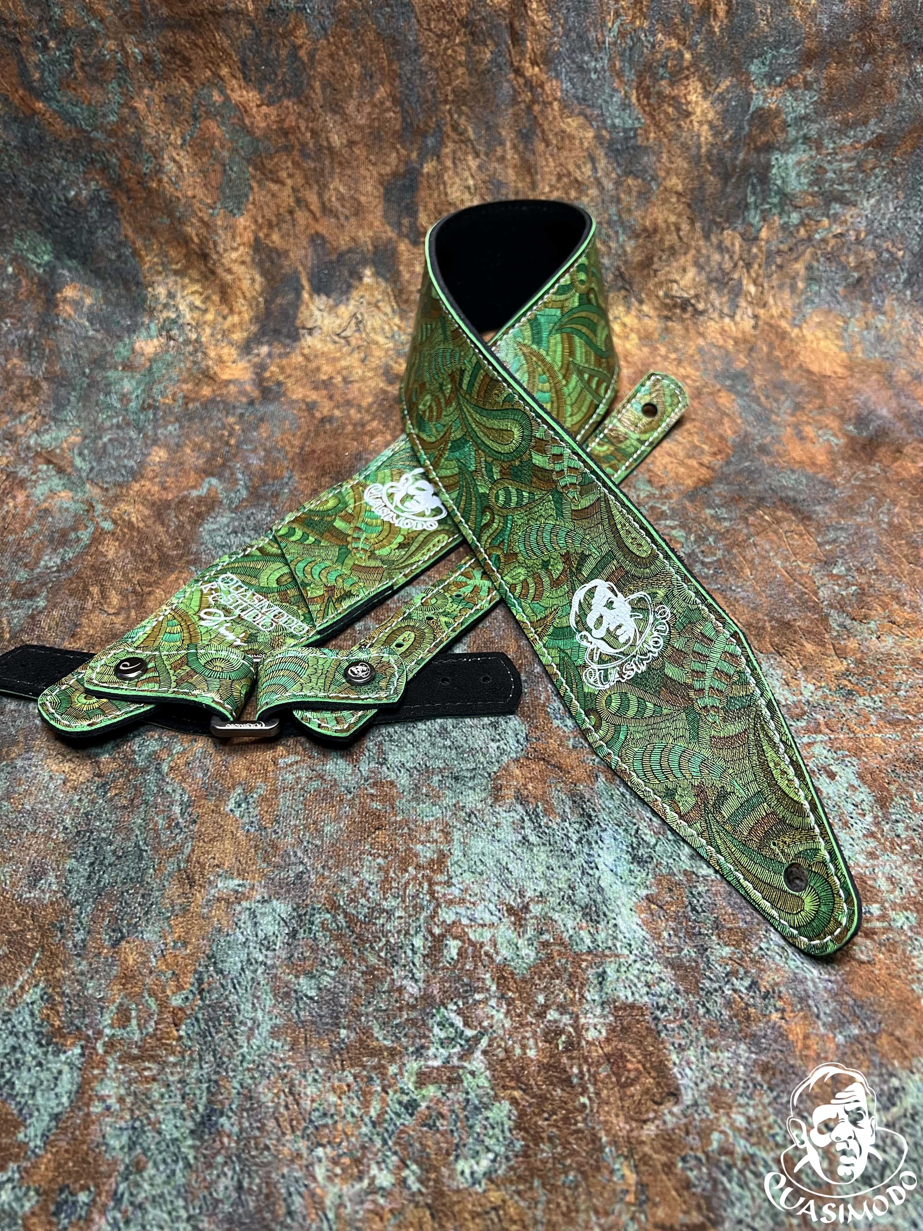 Image of Limited edition custom guitar strap-Face-Limit Design-L-312