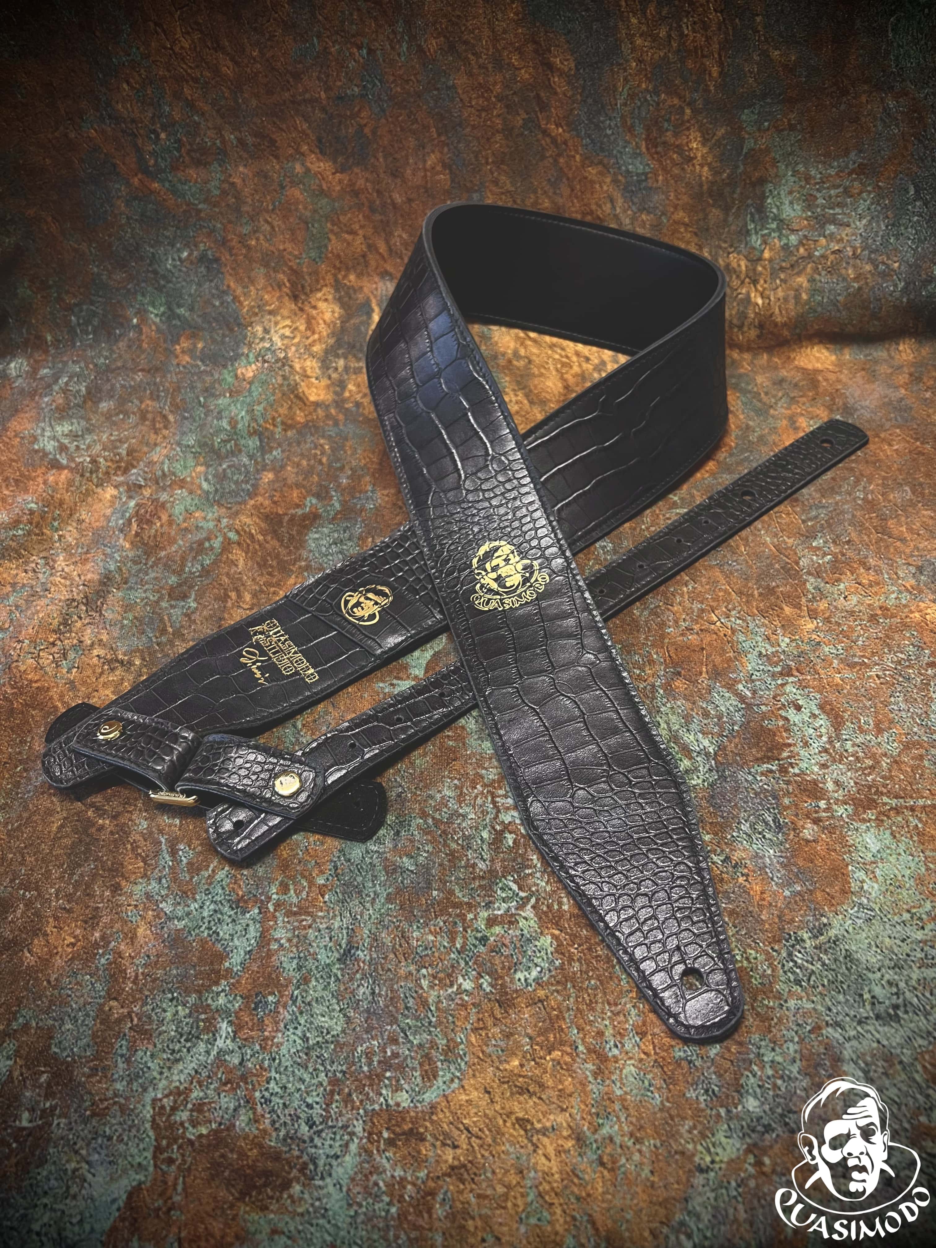 Image of Limited edition custom guitar strap-Face-Limit Design-L-322