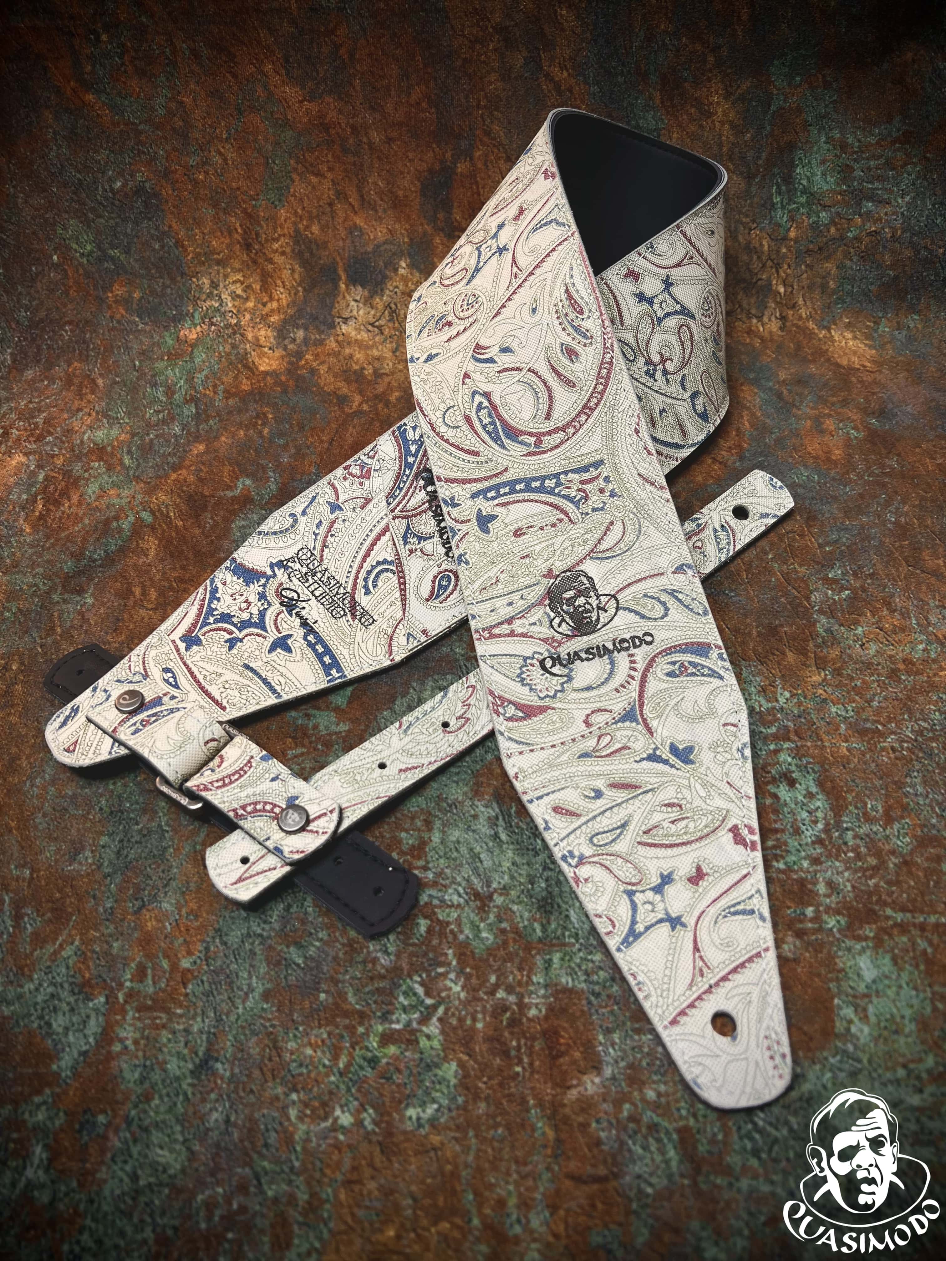 Image of Limited edition custom guitar strap-Face-Limit Design-L-352