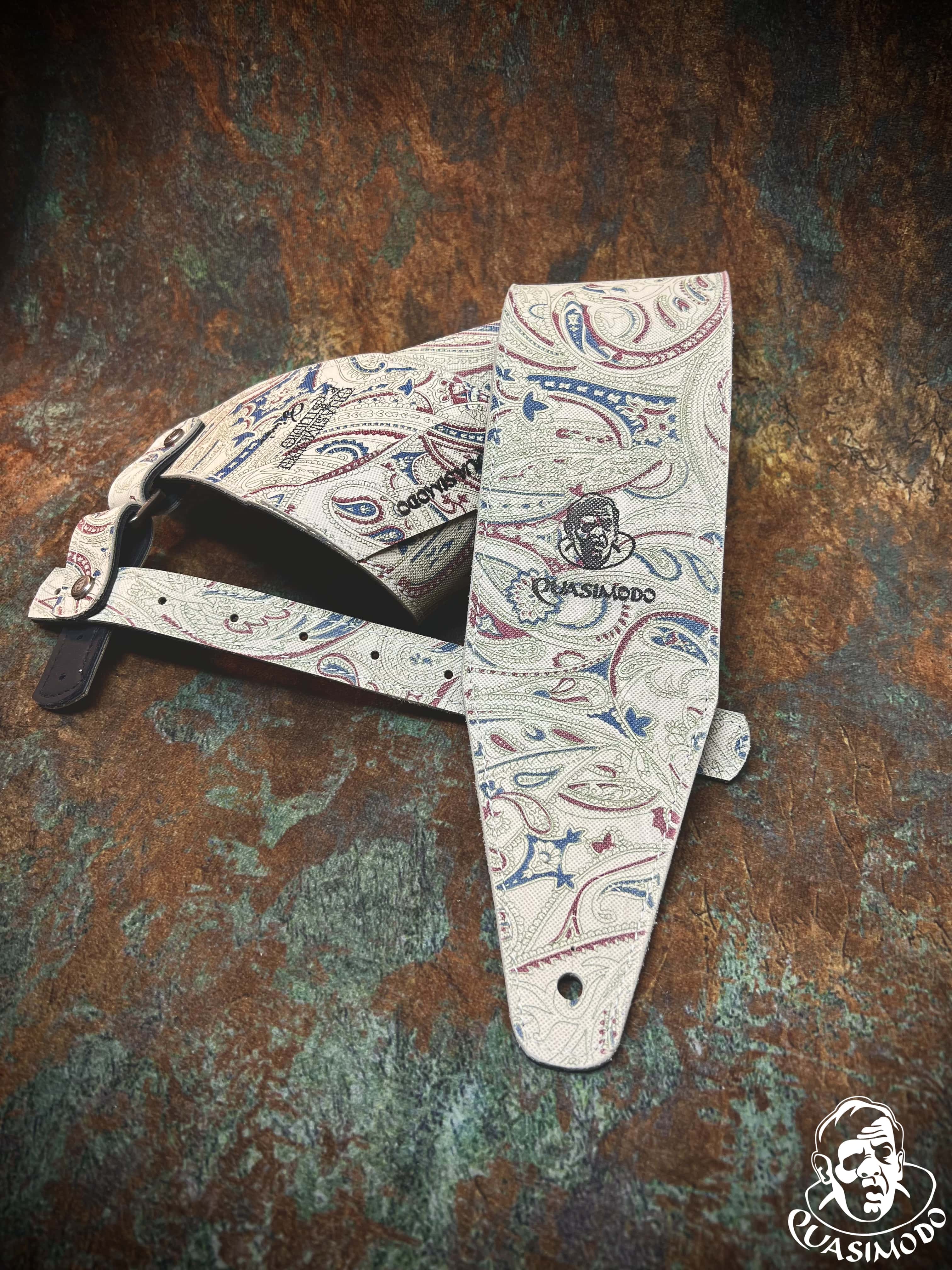 Image of Limited edition custom guitar strap-Face-Limit Design-L-352