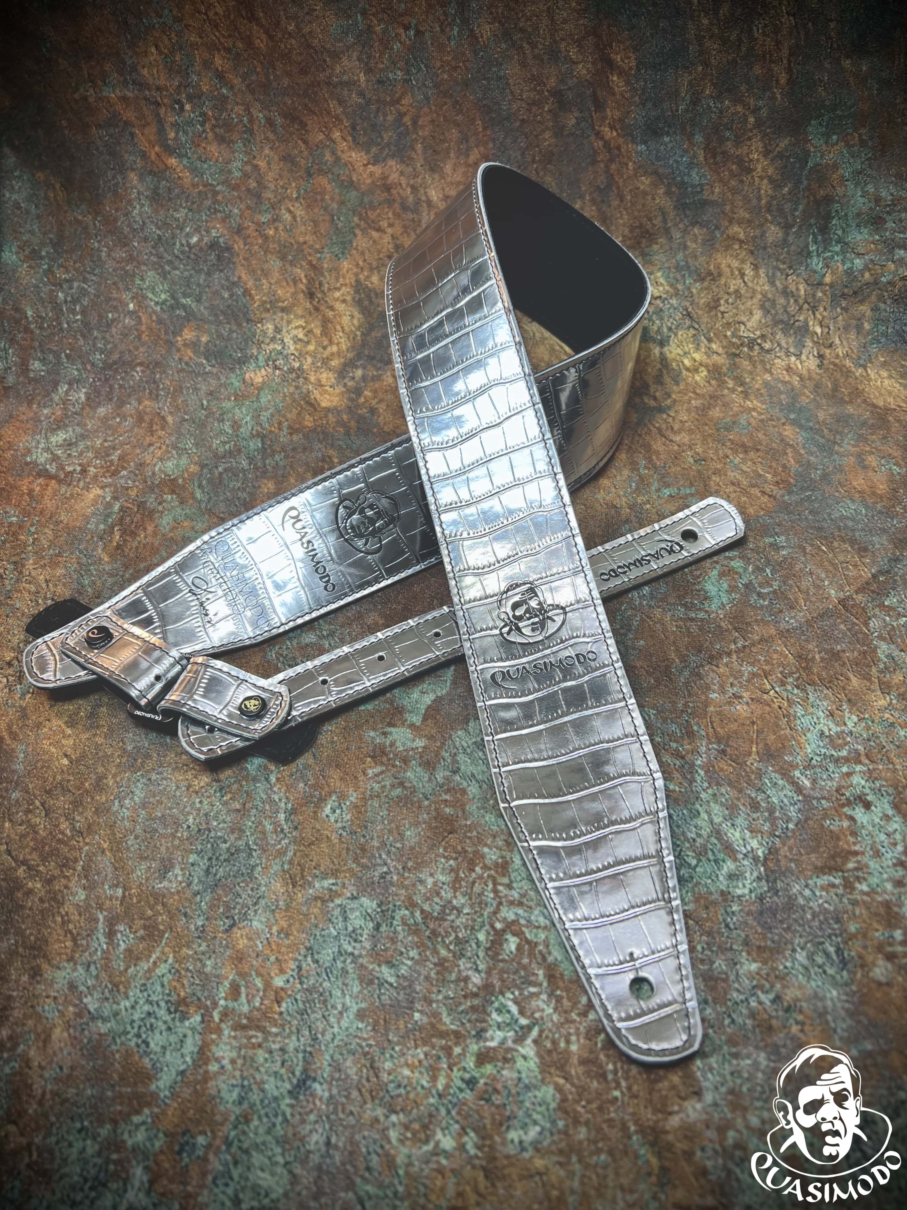 Image of Limited edition custom guitar strap-Face-Limit Design-L-353