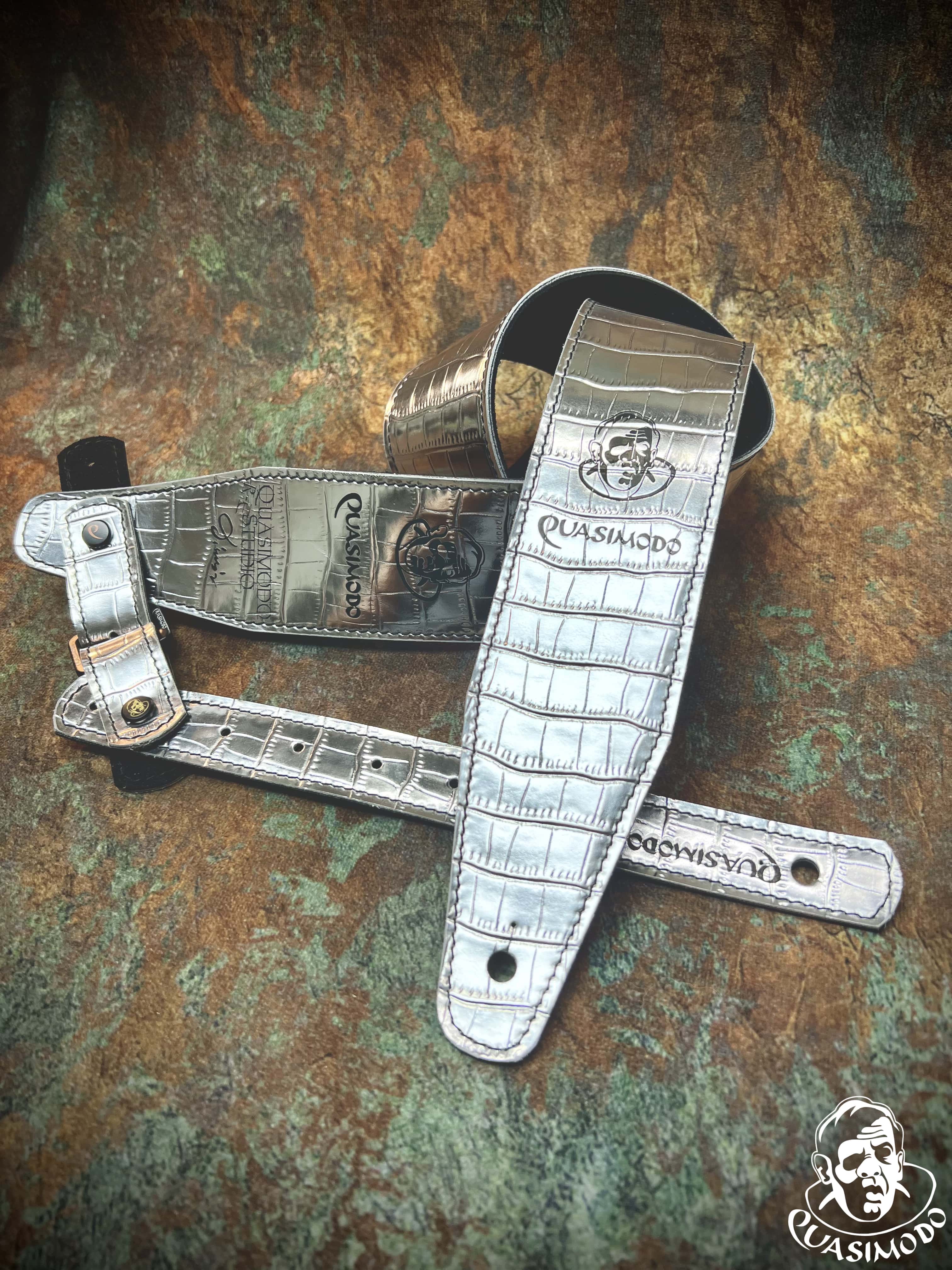 Image of Limited edition custom guitar strap-Face-Limit Design-L-353