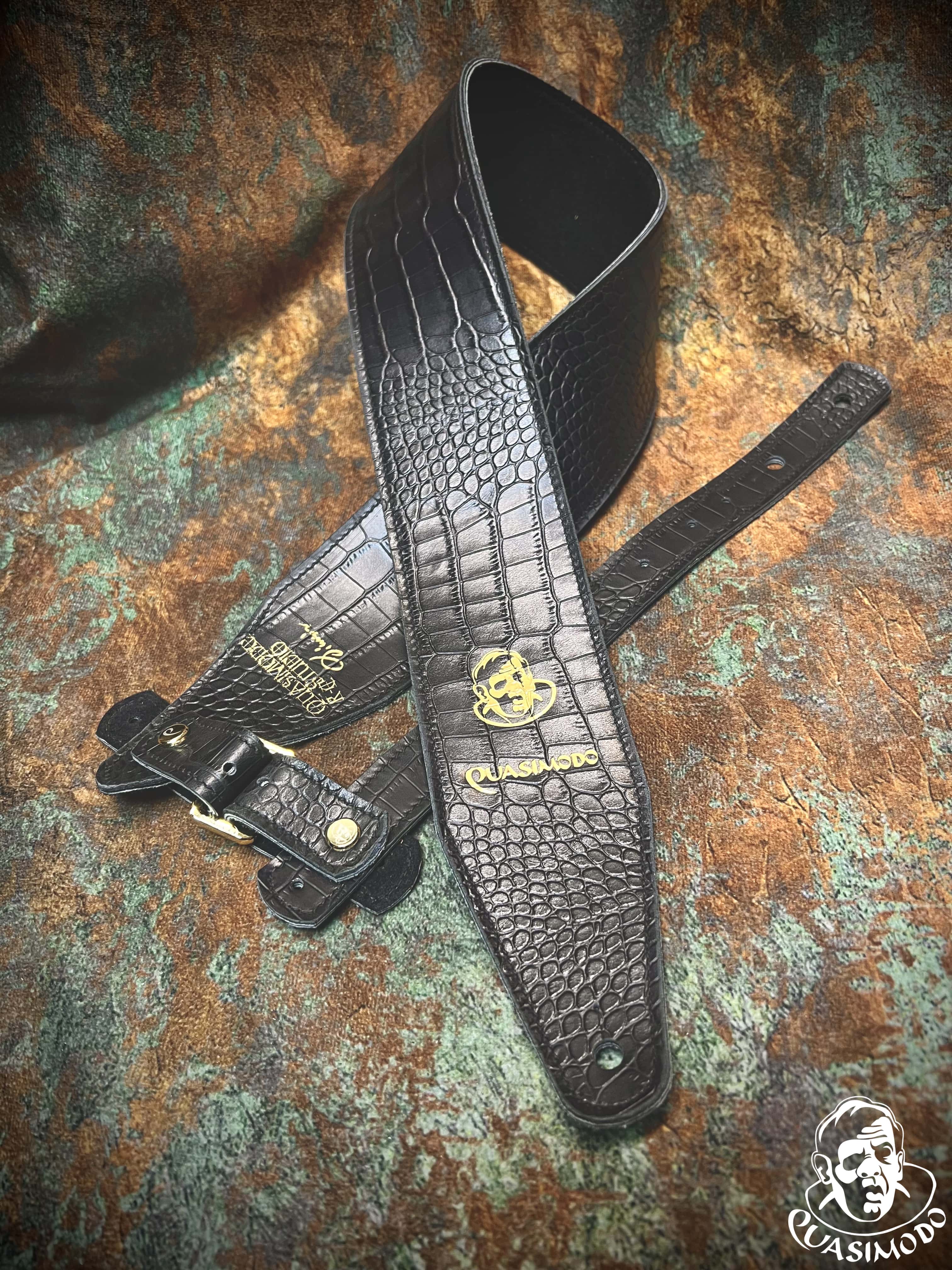 Image of Limited edition custom guitar strap-Face-Limit Design-L-413