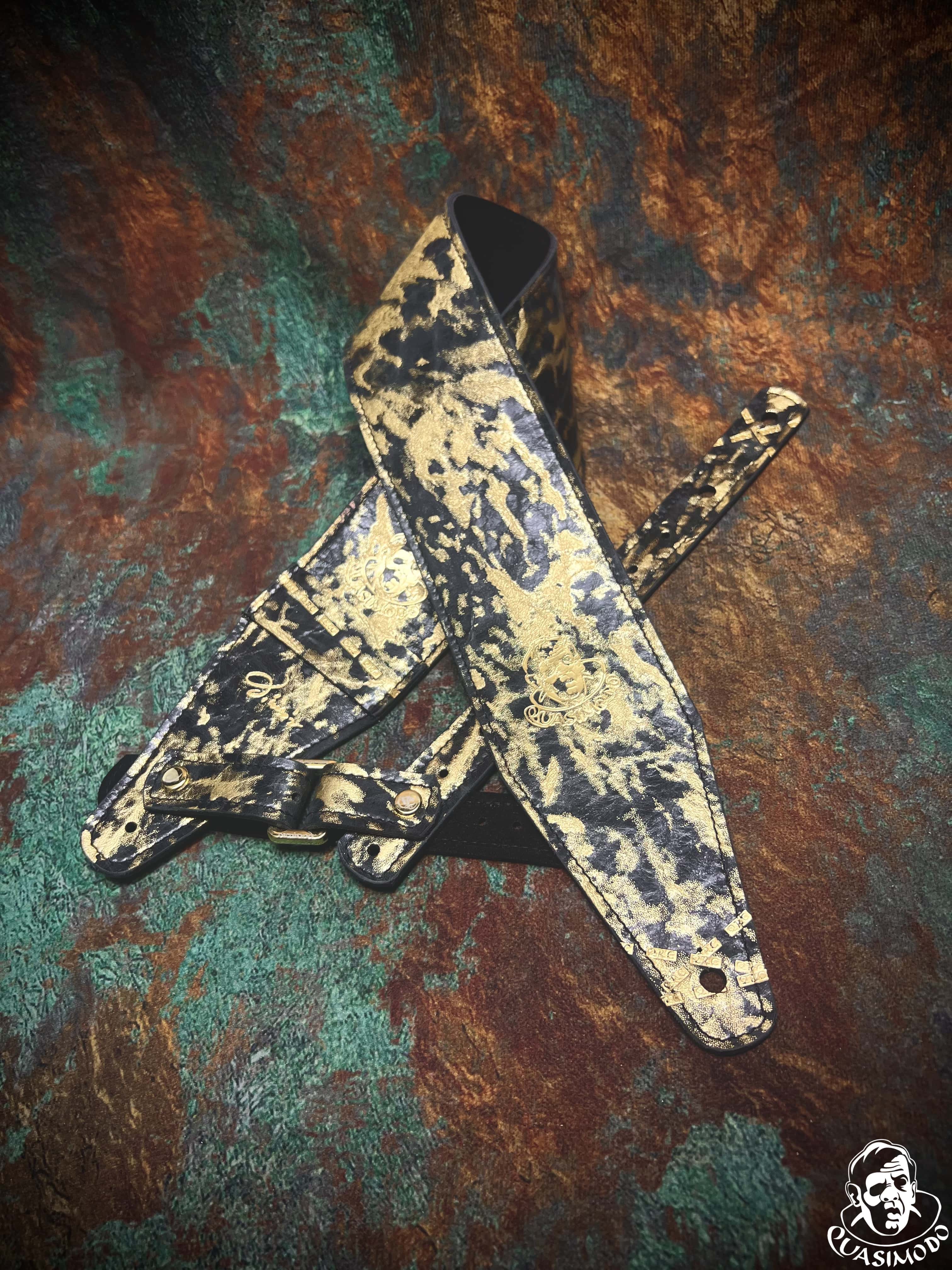 Image of Limited edition custom guitar strap-Face-Limit Design-L-442