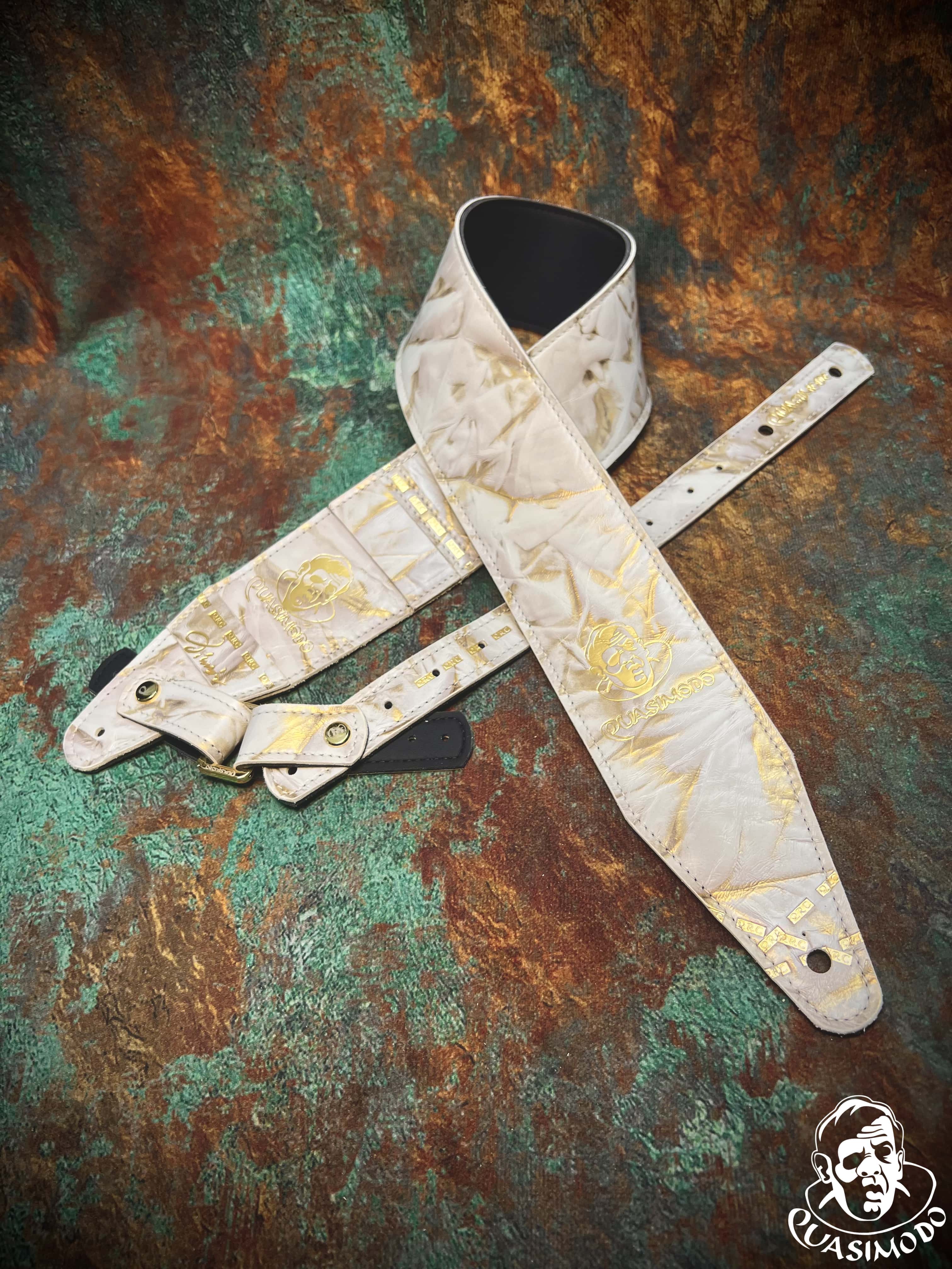 Image of Limited edition custom guitar strap-Face-Limit Design-L-460