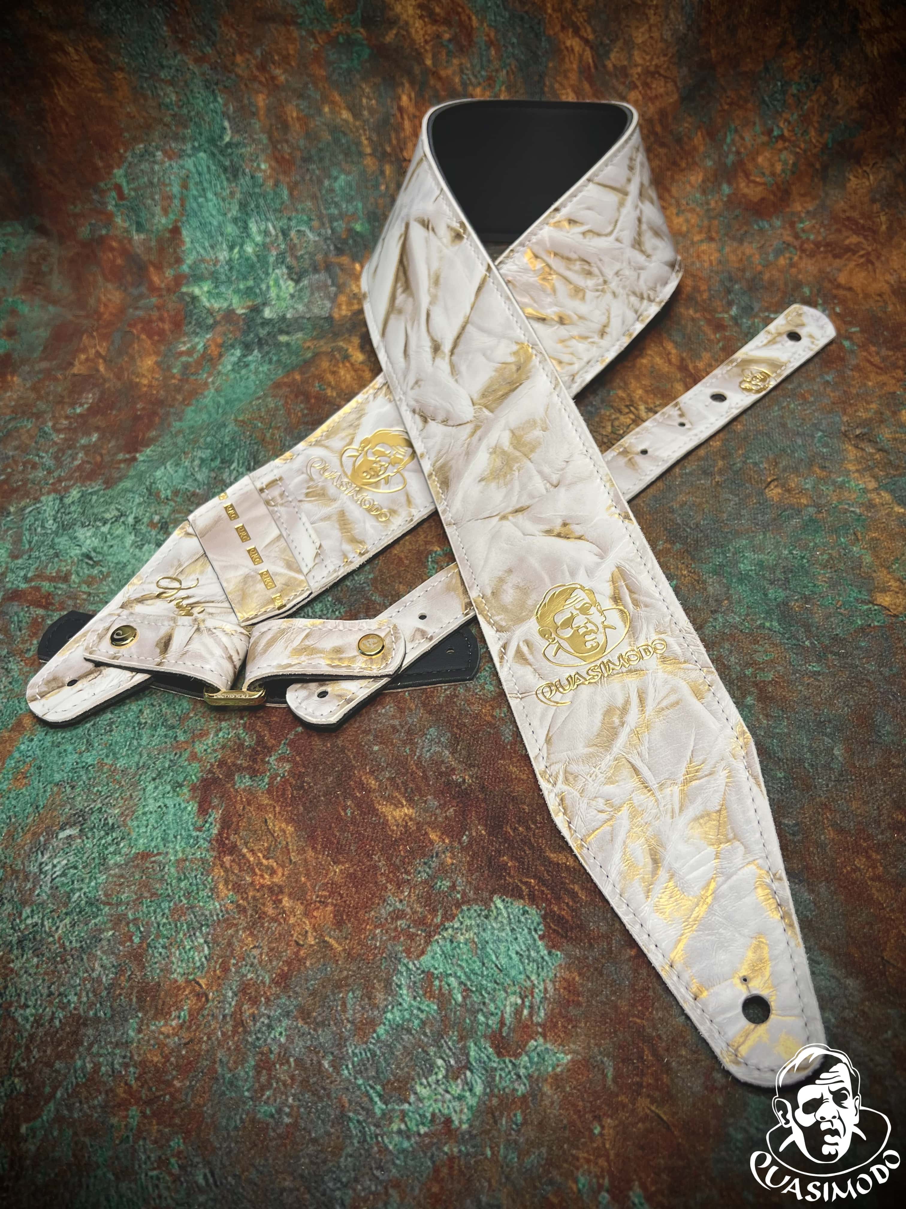 Image of Limited edition custom guitar strap-Face-Limit Design-L-475