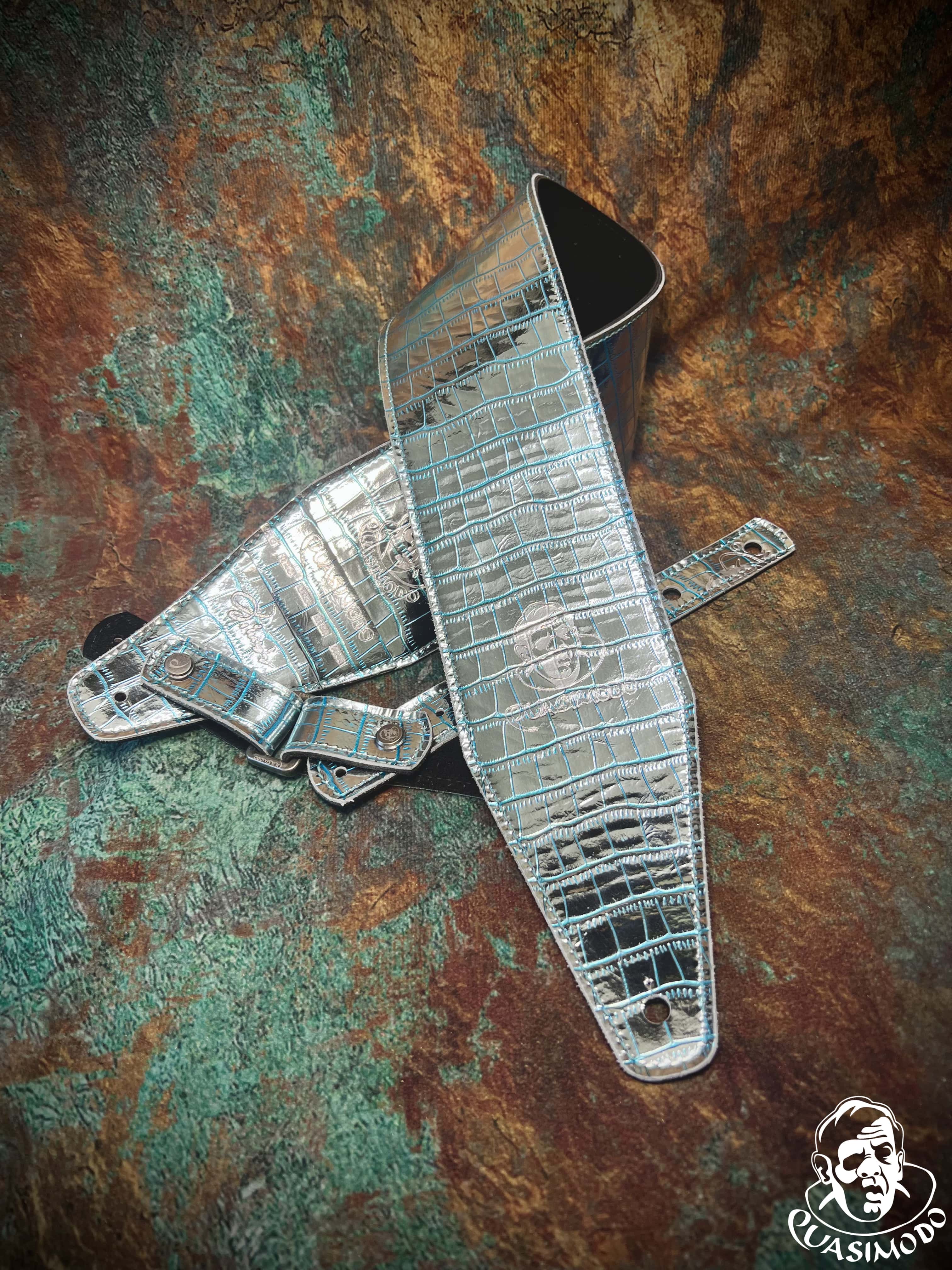 Image of Limited edition custom guitar strap-Face-Limit Design-L-476