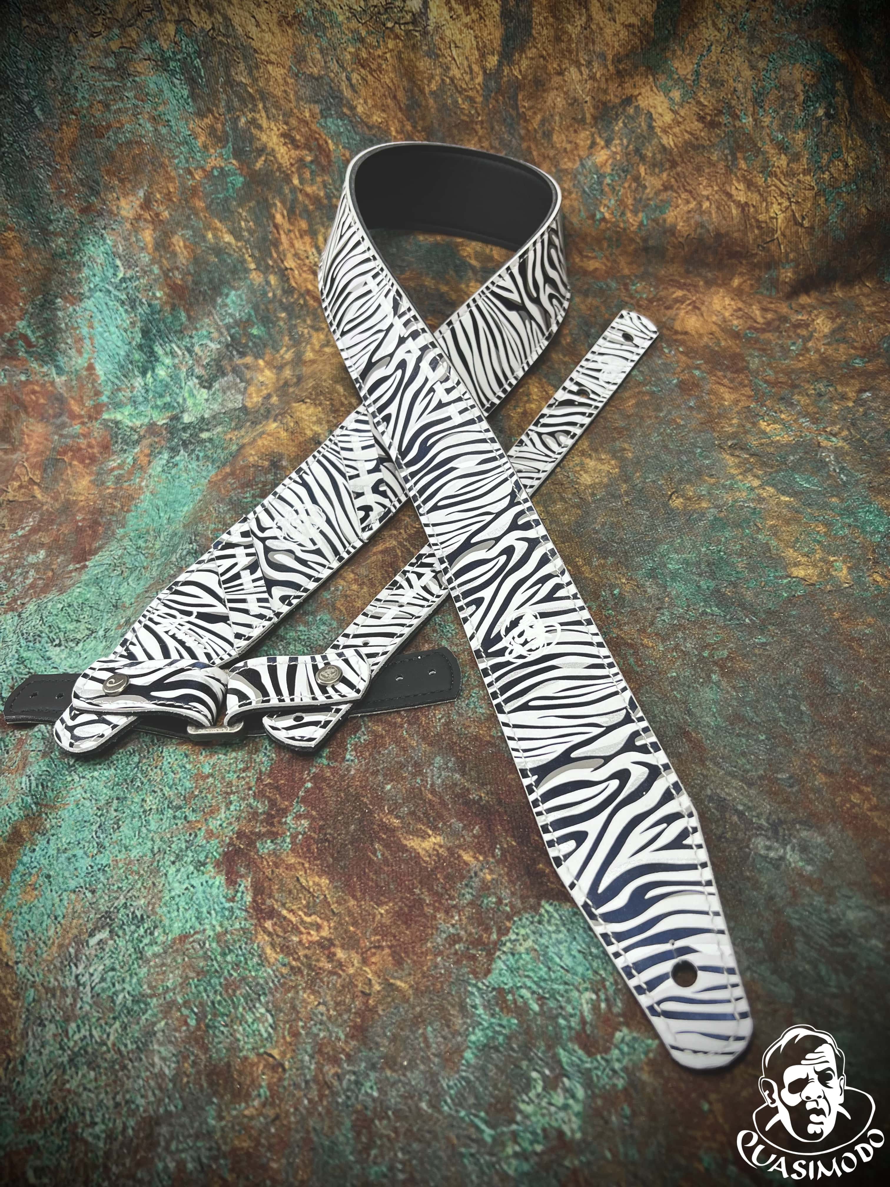 Image of Limited edition custom guitar strap-Face-Limit Design-L-492