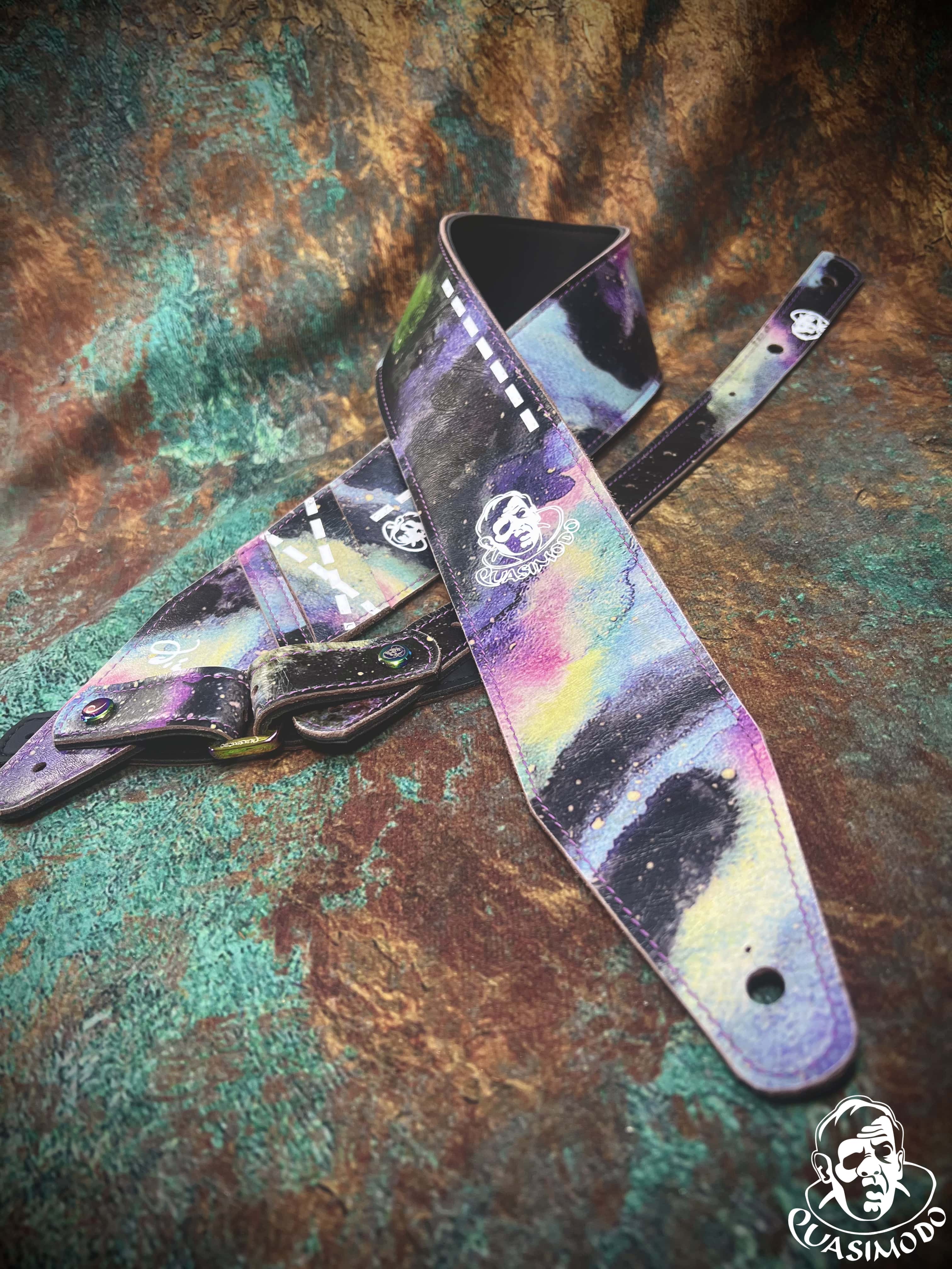 Image of Limited edition custom guitar strap-Face-Limit Design-L-505