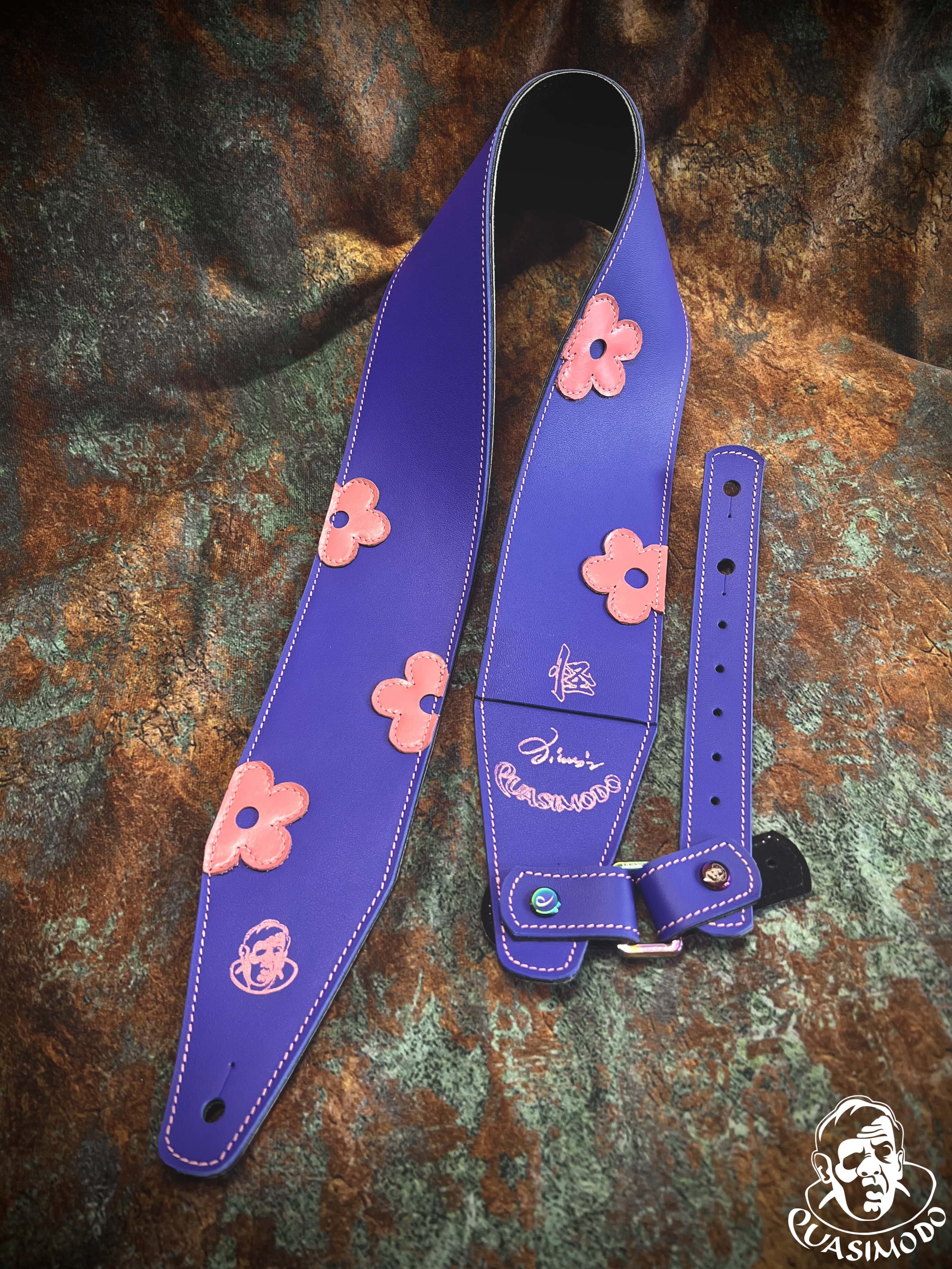 Image of Master Handmade Creative Guitar Straps - Face - Master Design - M-024