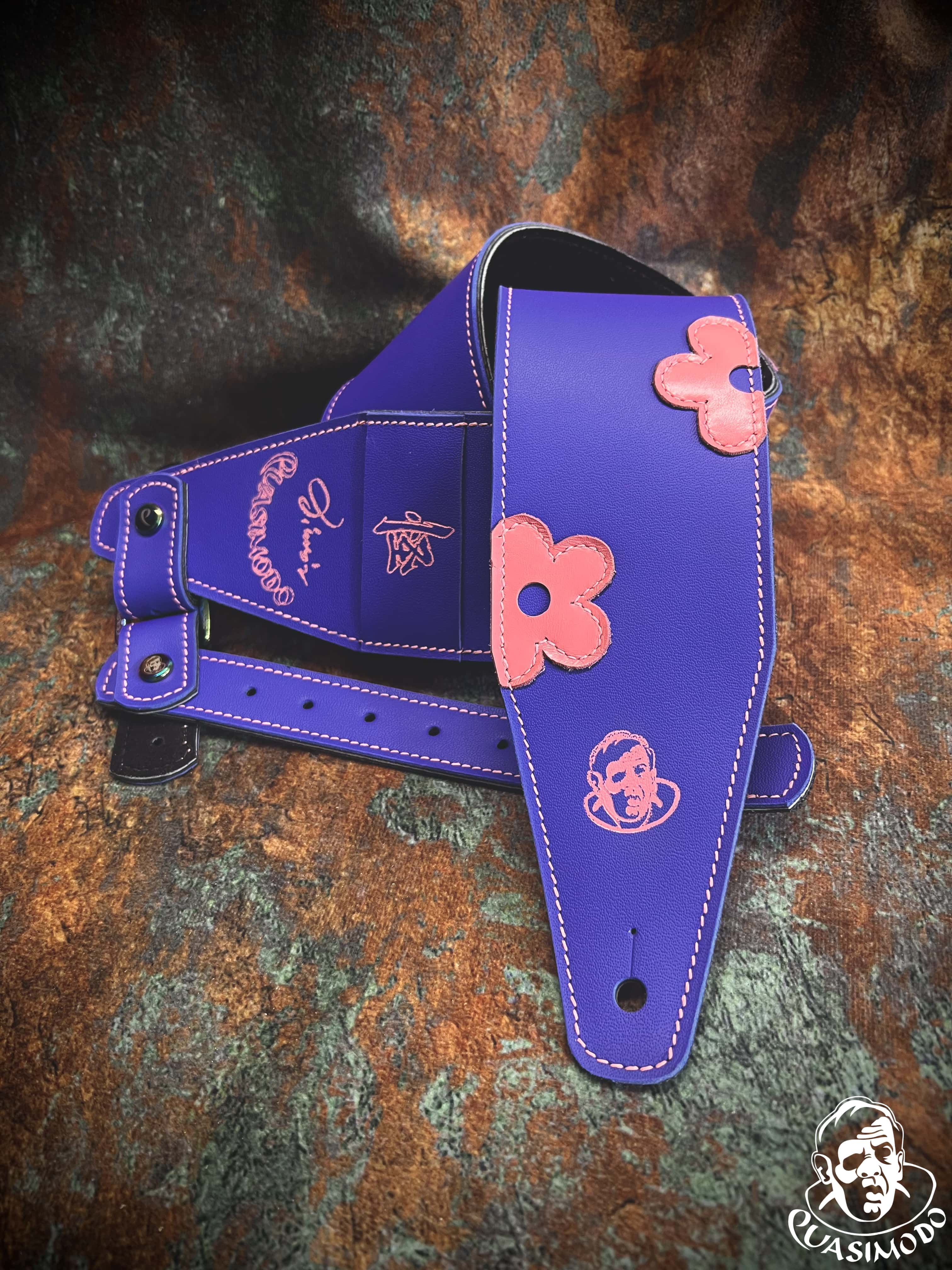Image of Master Handmade Creative Guitar Straps - Face - Master Design - M-024