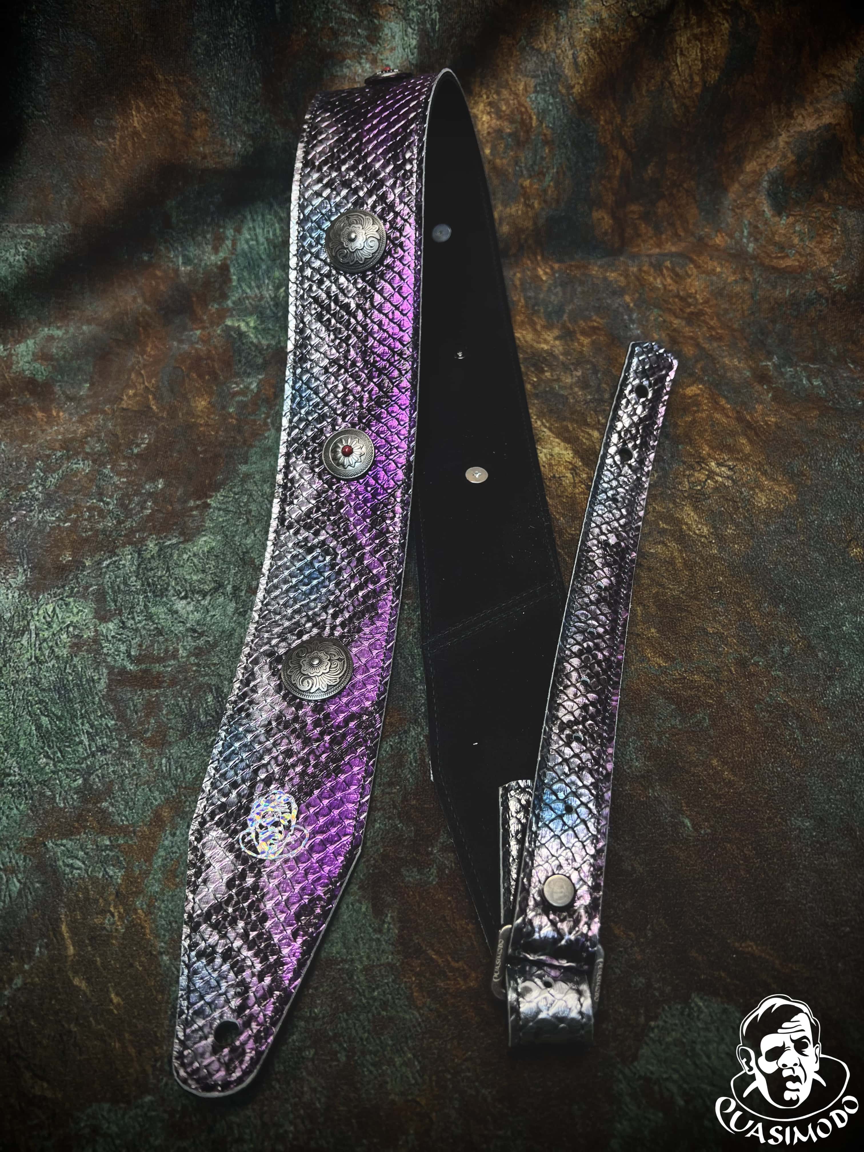Image of Master Handmade Creative Guitar Strap - Face - Master Design - M-058