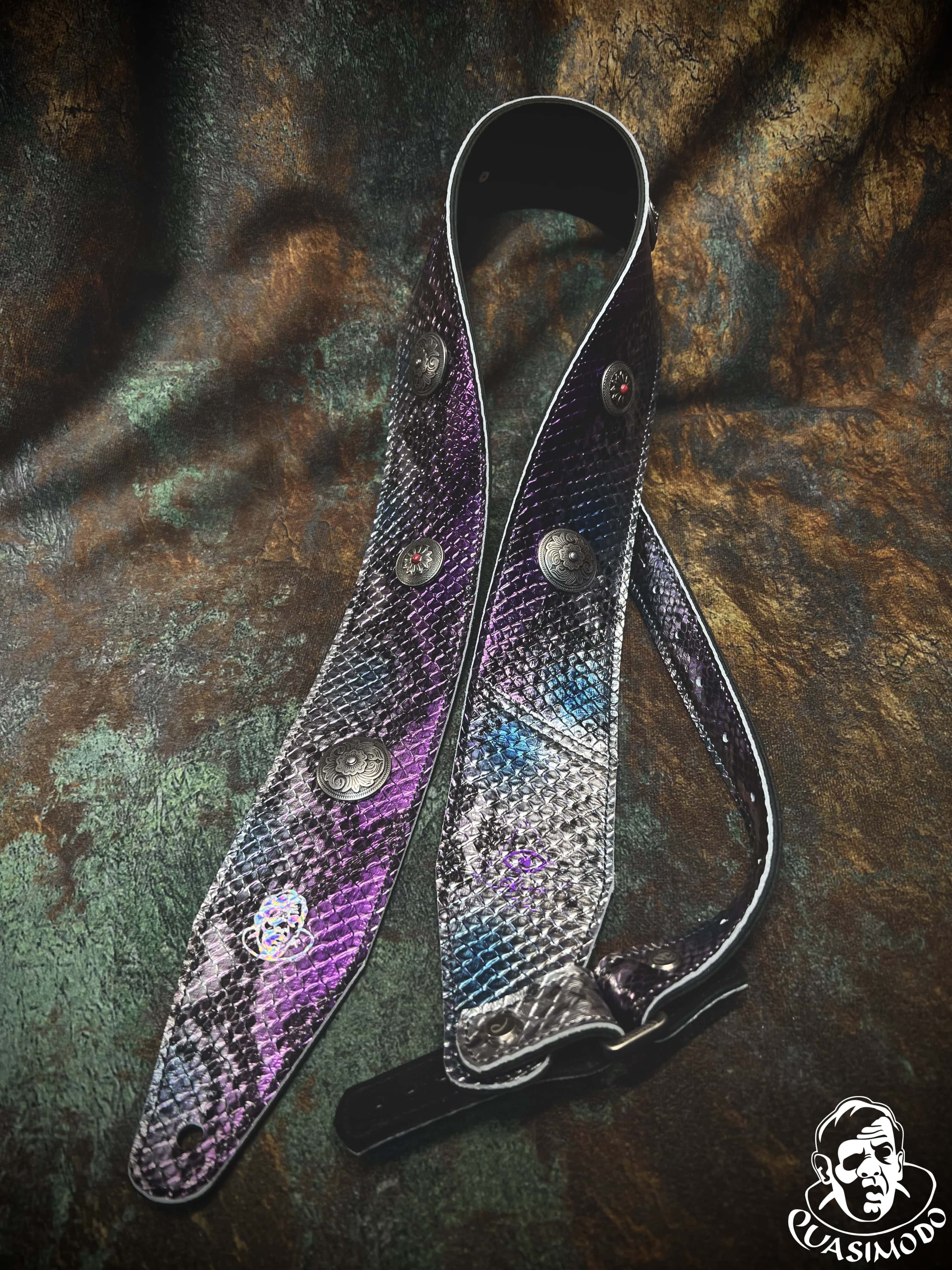Image of Master Handmade Creative Guitar Strap - Face - Master Design - M-058