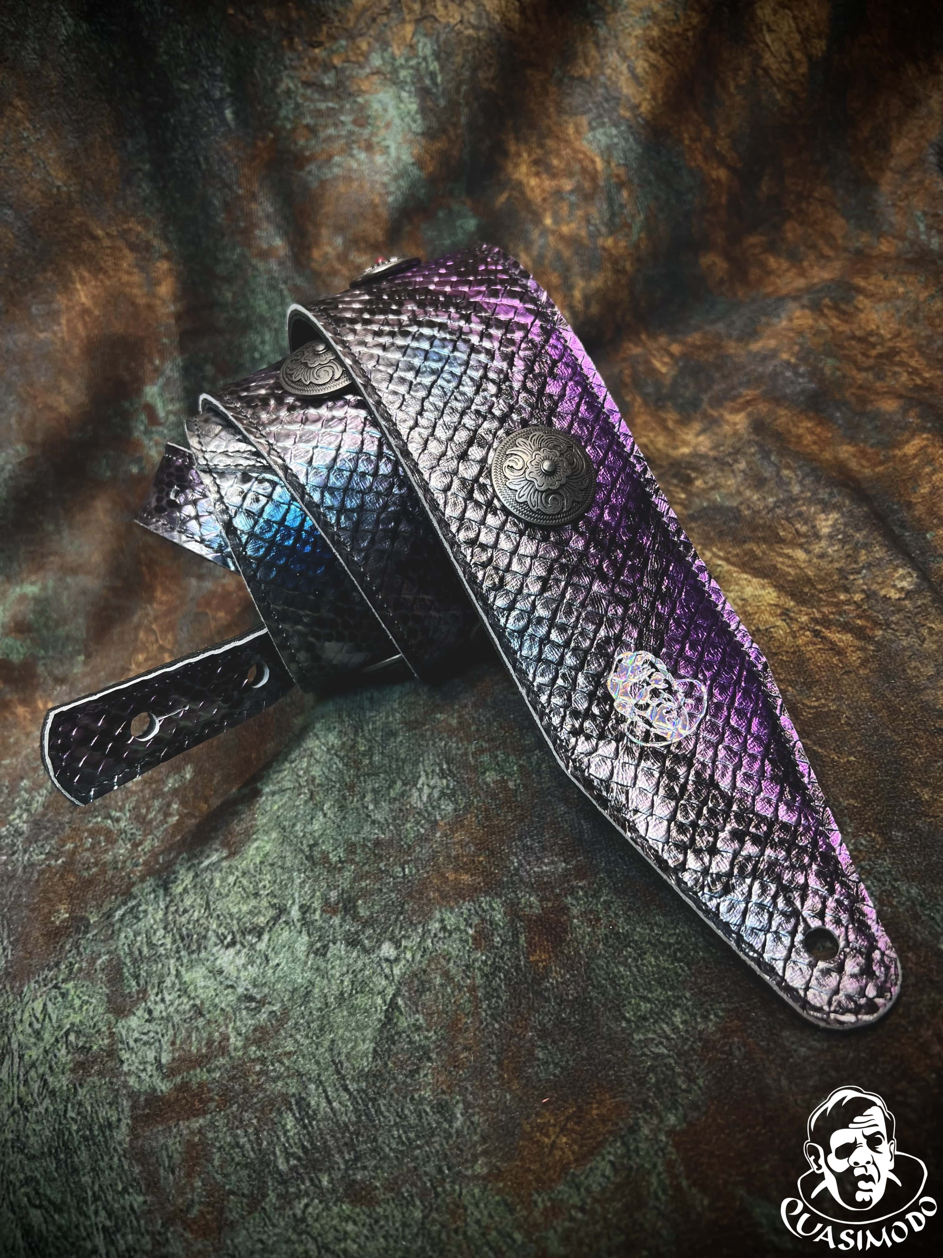 Image of Master Handmade Creative Guitar Strap - Face - Master Design - M-058