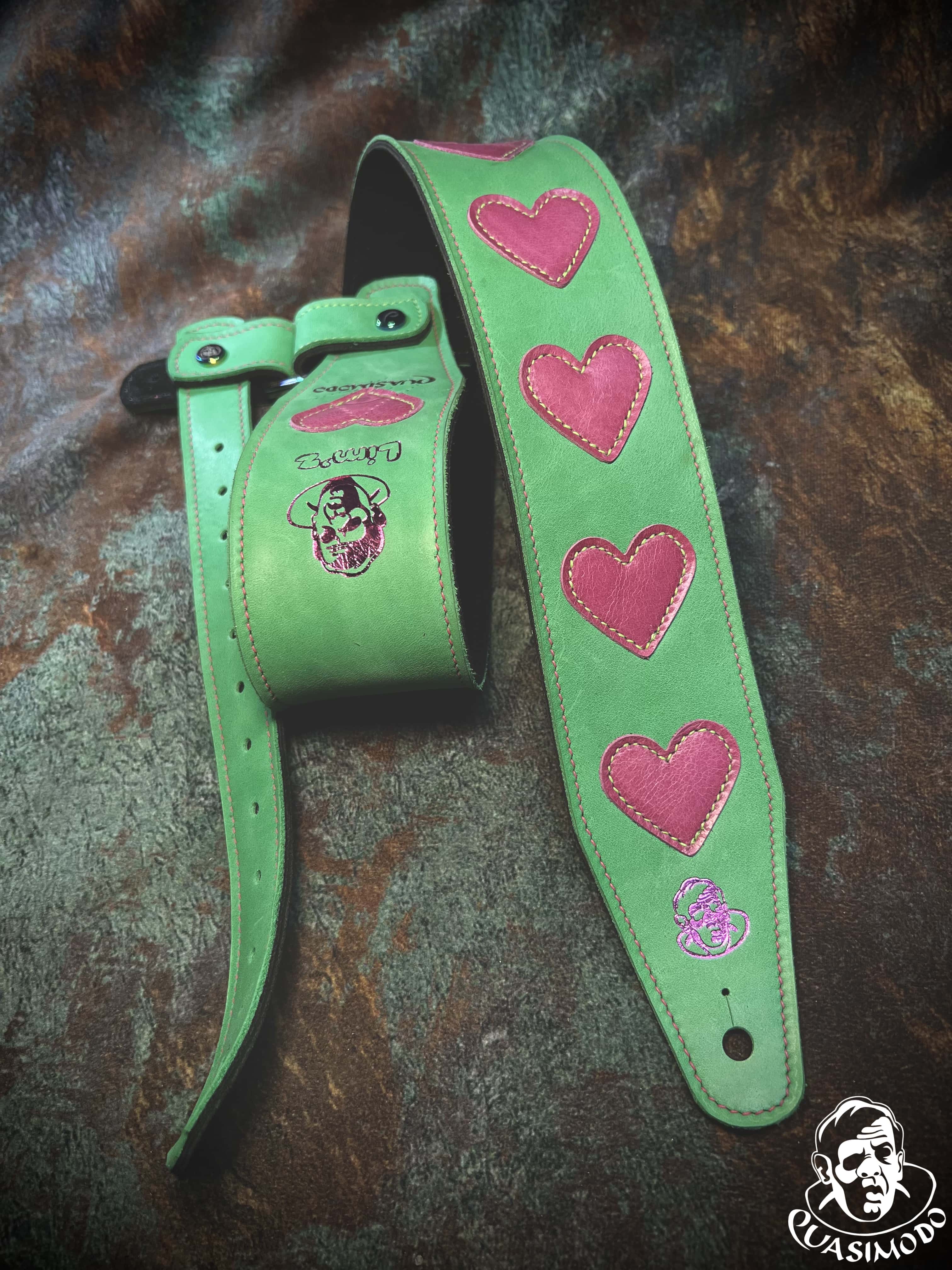 Image of Master handmade creative guitar straps-Face-Master Design-M-074