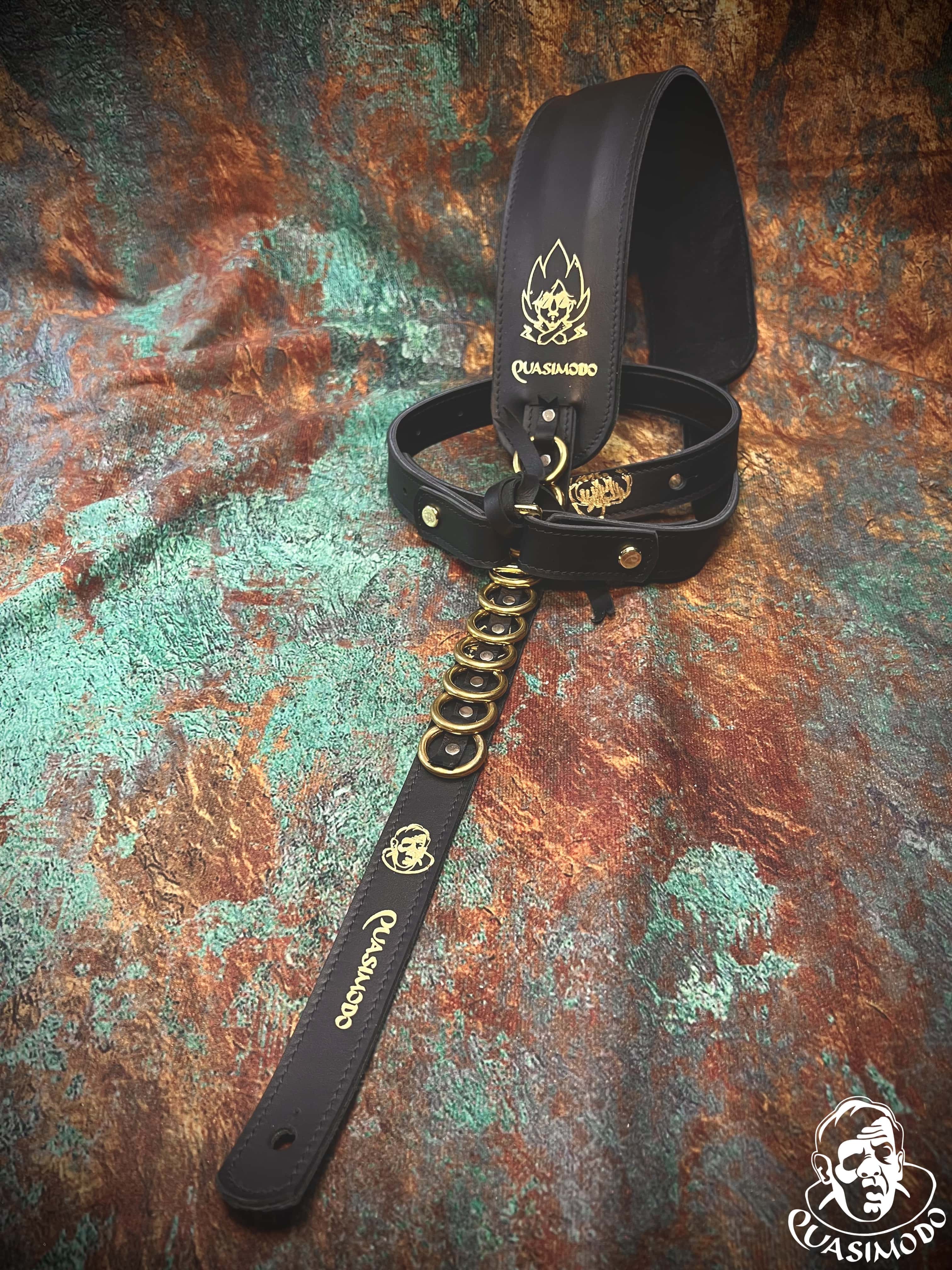 Image of Master handmade creative guitar straps-Face-Master Design-M-131