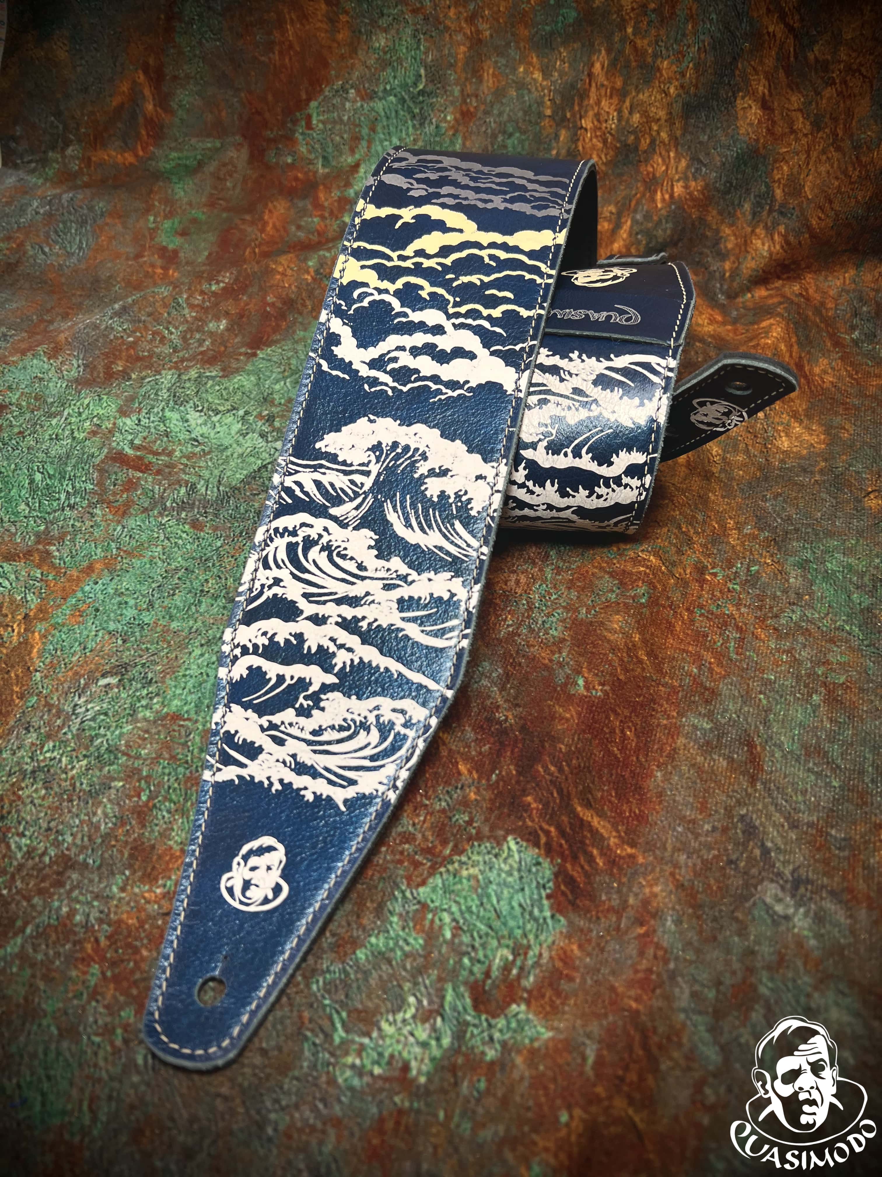 Image of Master handmade creative guitar straps-Face-Master Design-M-137