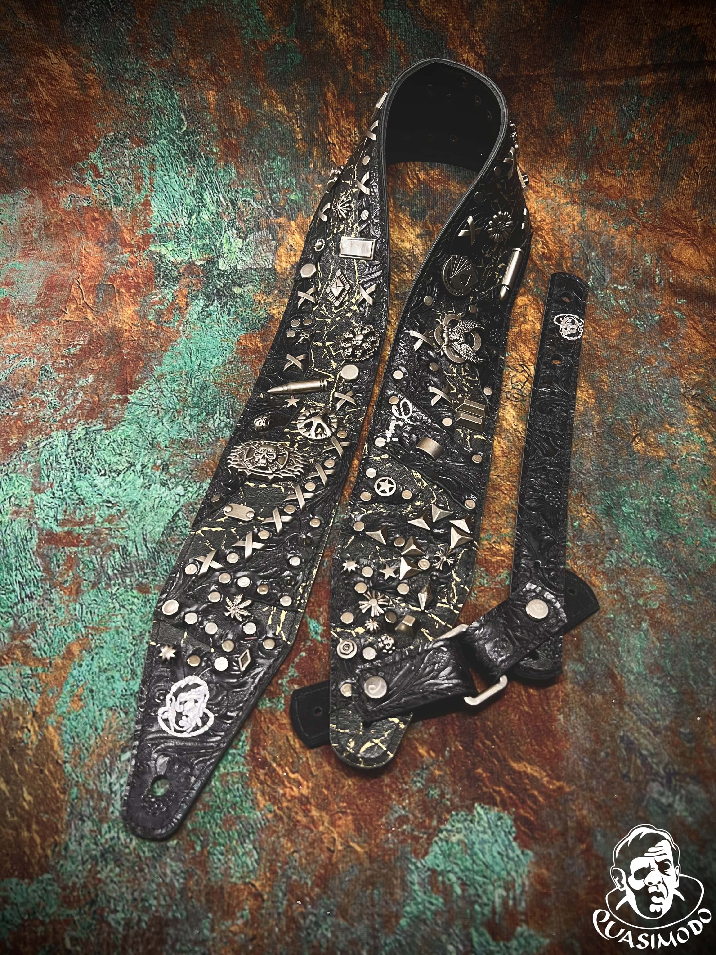 Image of Master handmade creative guitar straps-Face-Master Design-M-140