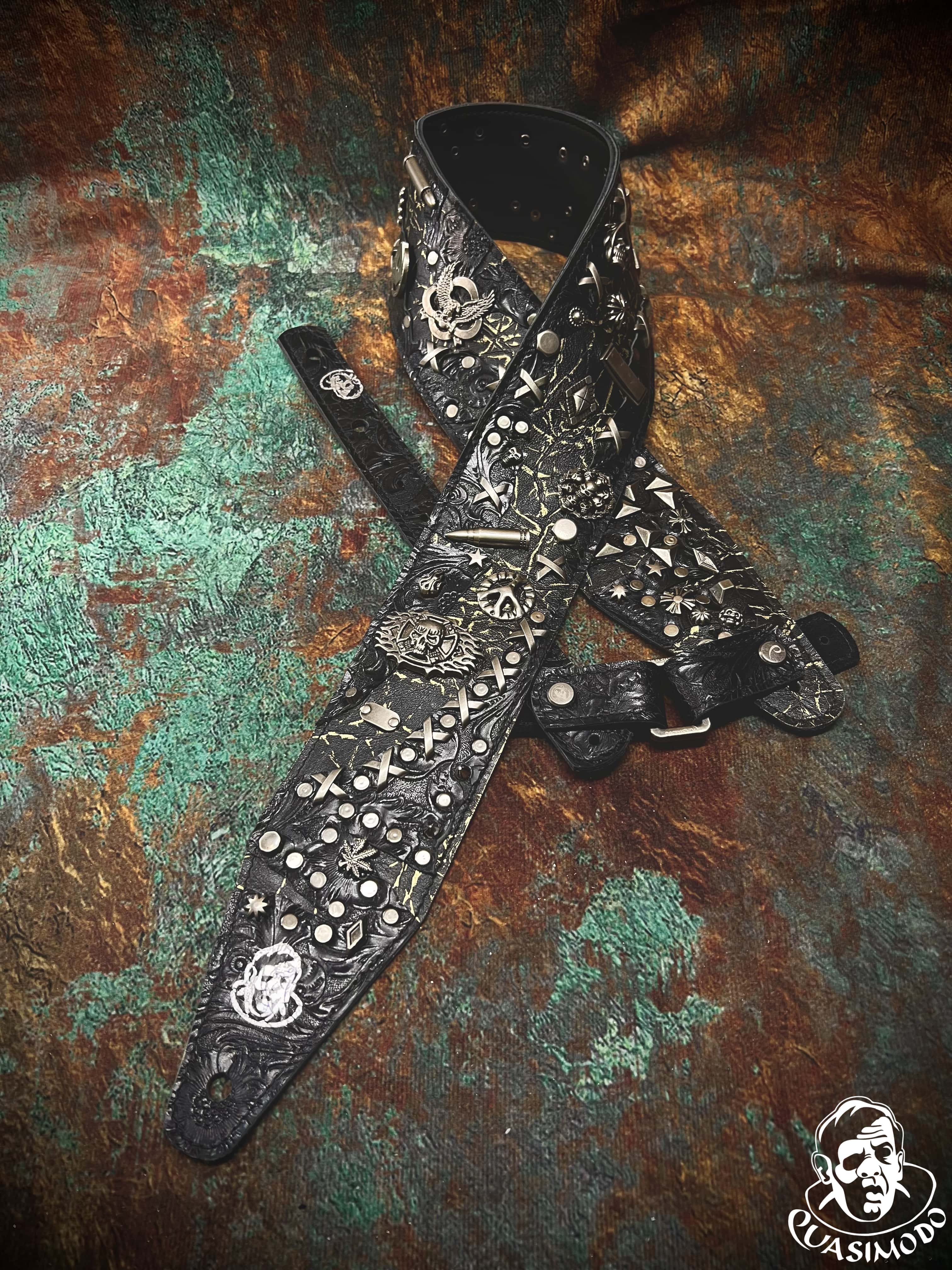 Image of Master handmade creative guitar straps-Face-Master Design-M-140