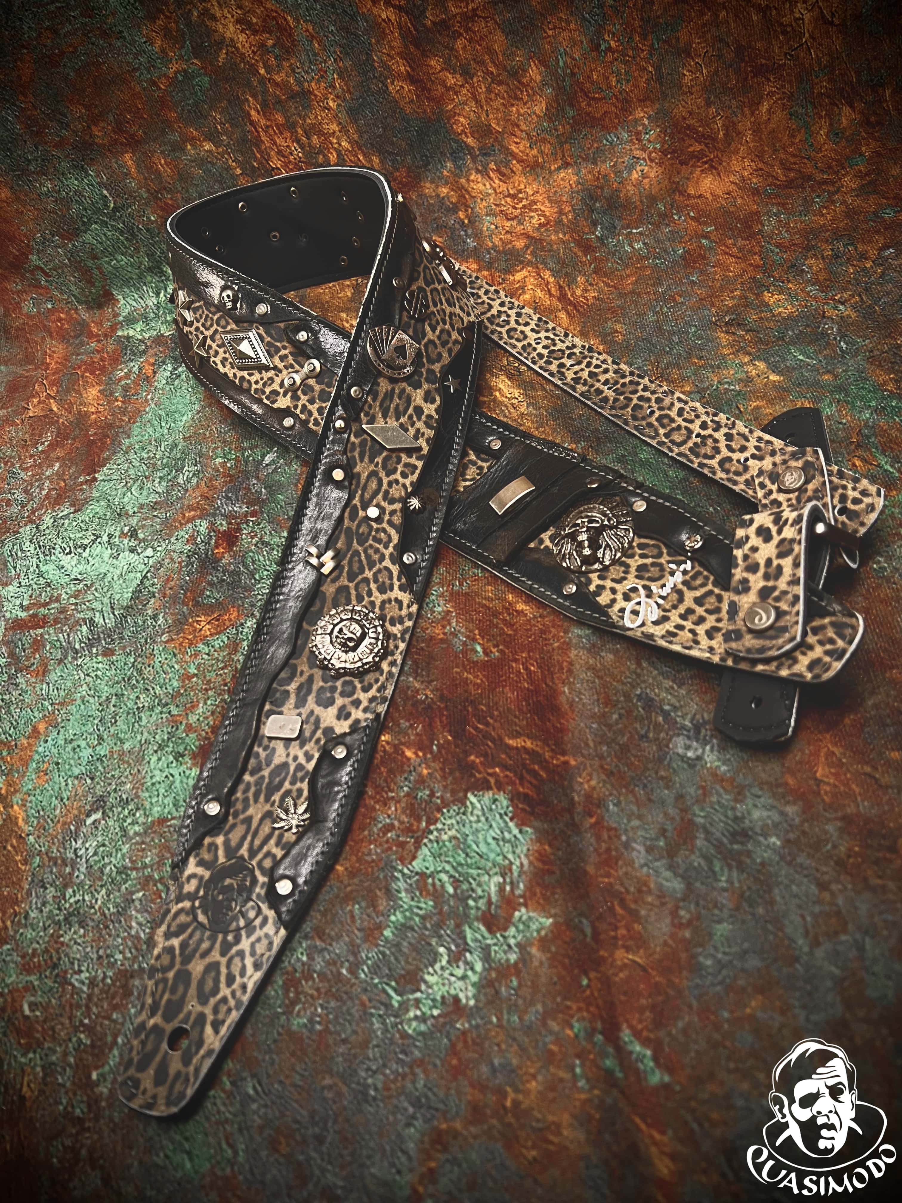 Image of Master handmade creative guitar straps-Face-Master Design-M-145