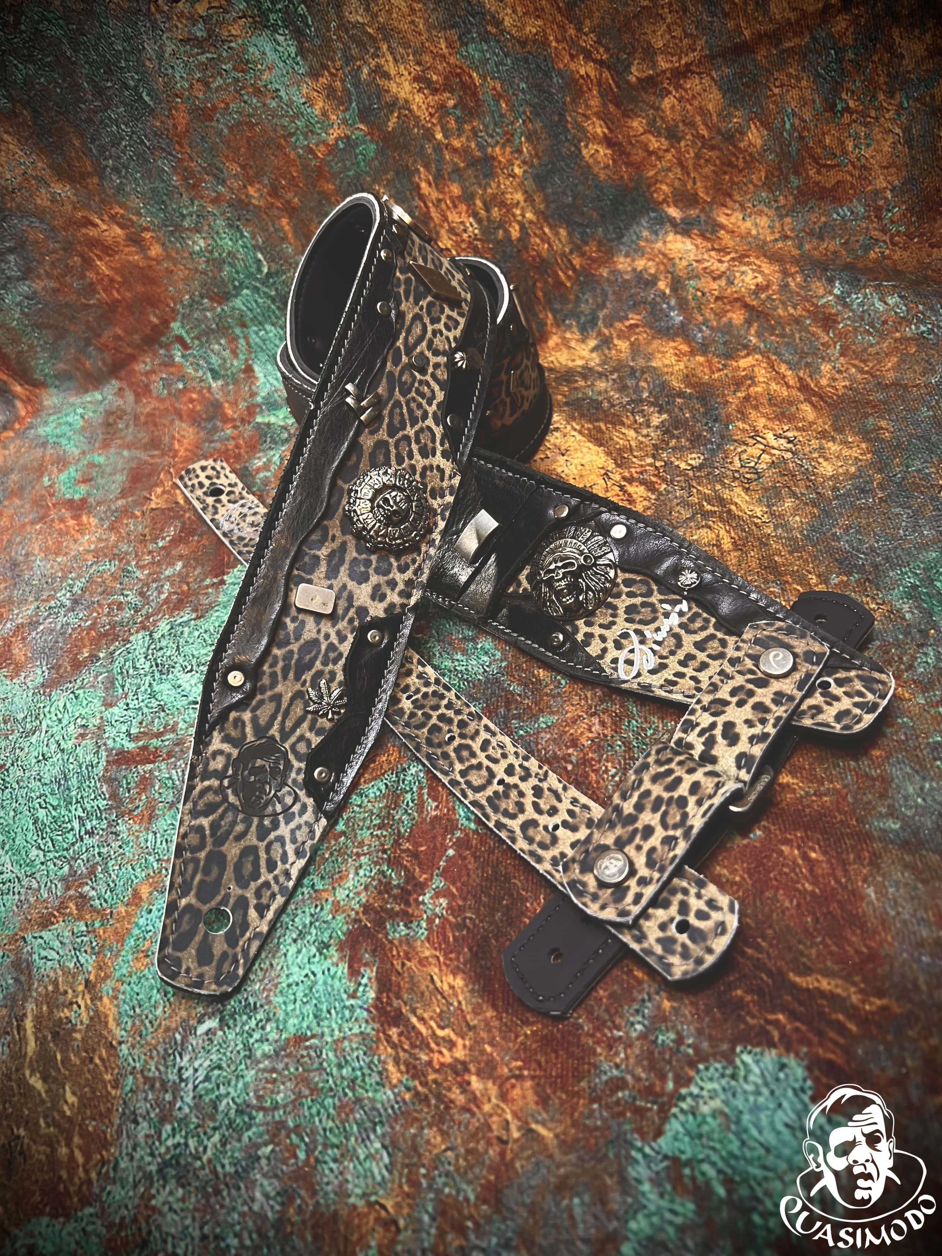 Image of Master handmade creative guitar straps-Face-Master Design-M-145