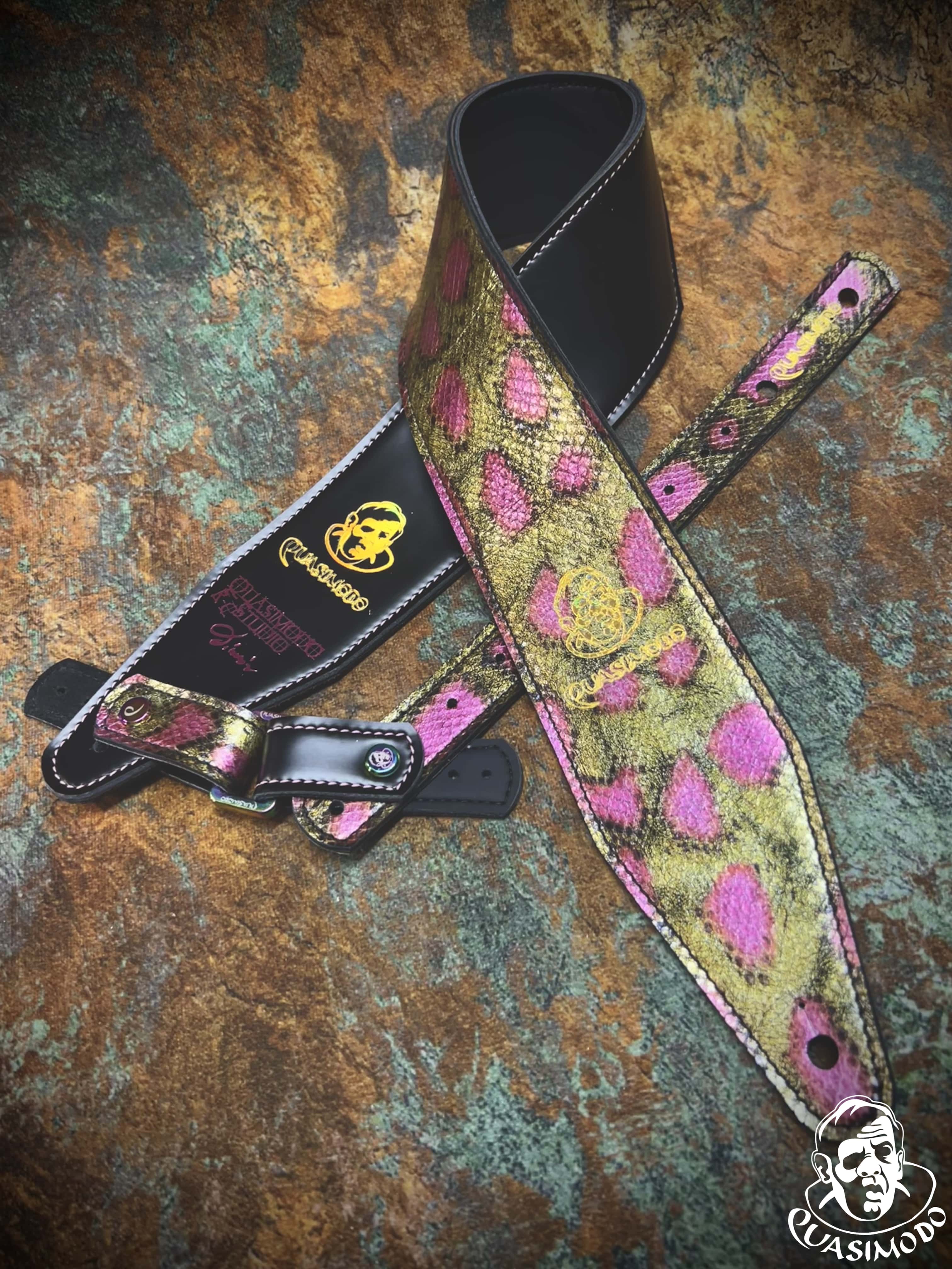 Image of Master handmade creative guitar straps-Face-Master Design-M-154