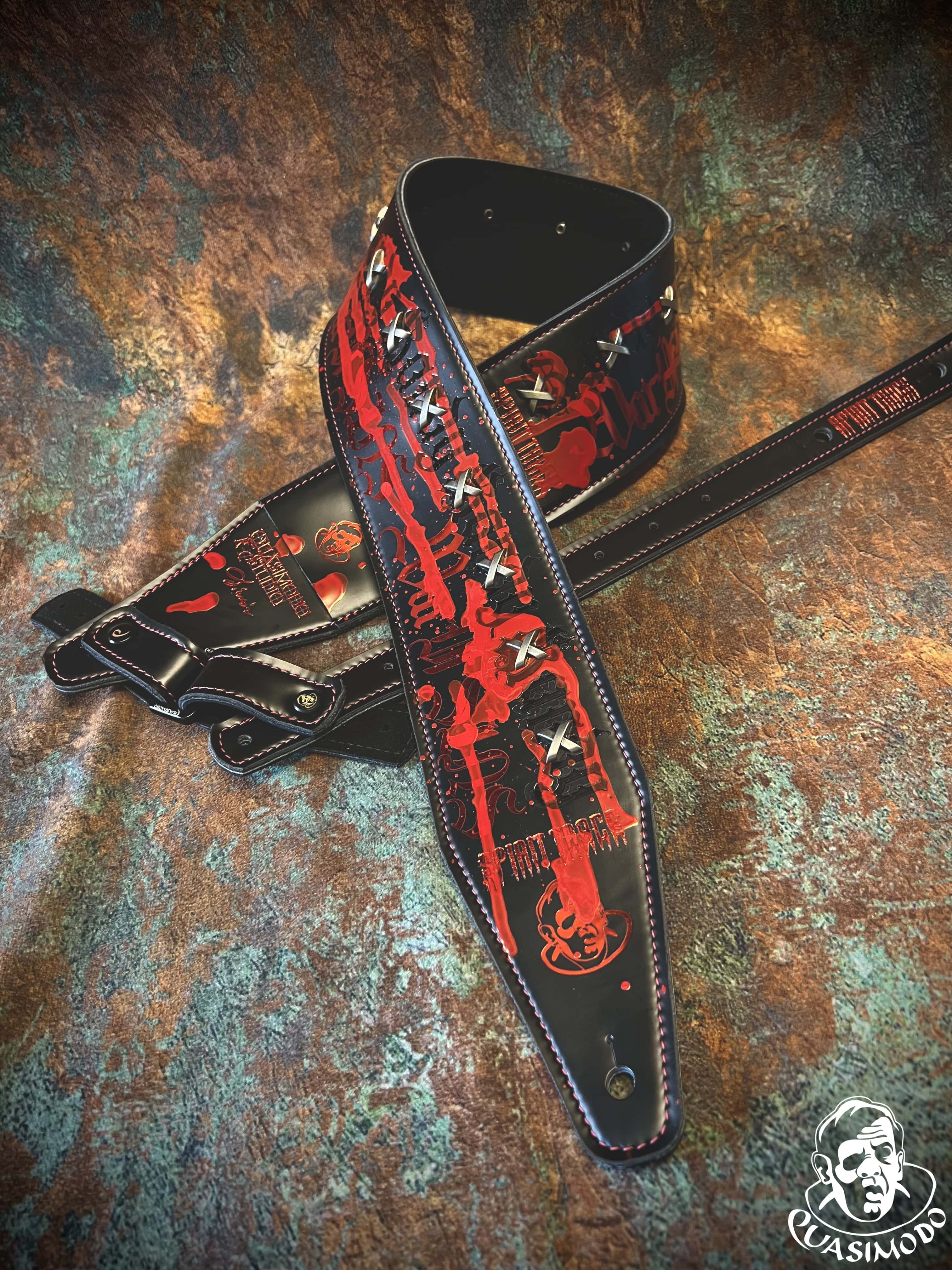 Image of Master handmade creative guitar straps-Face-Master Design-M-165