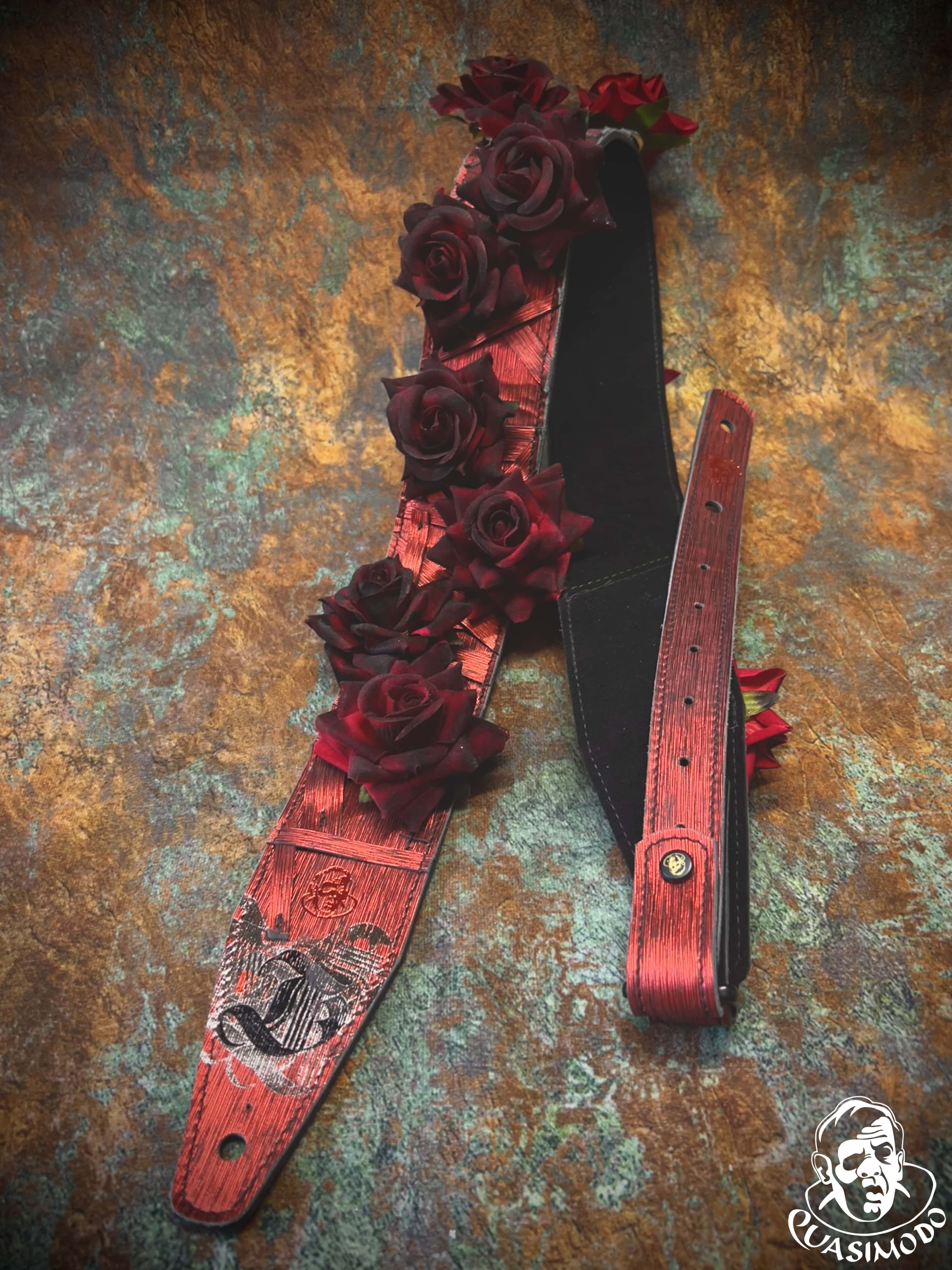 Image of Master handmade creative guitar straps-Face-Master Design-M-167