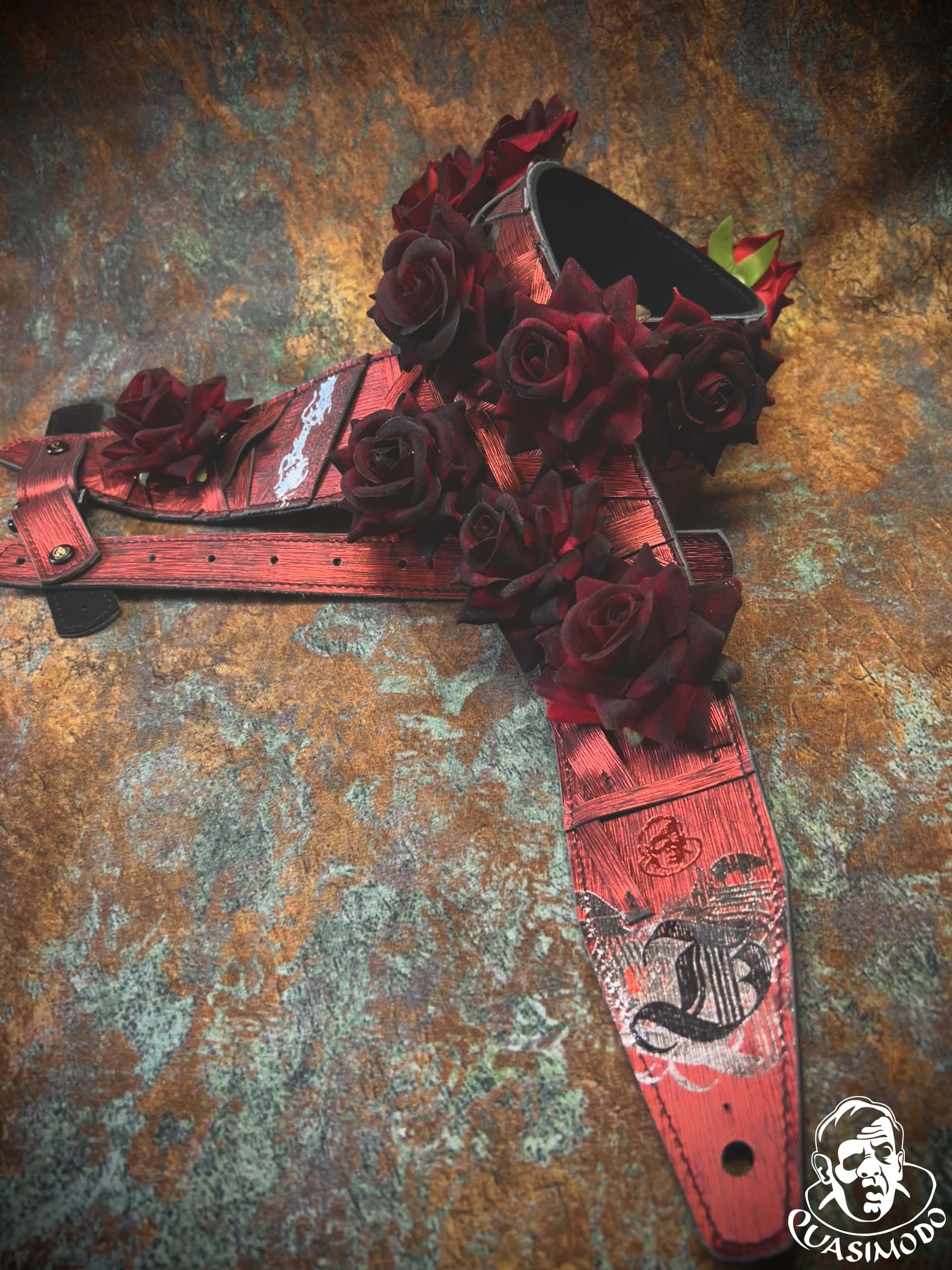 Image of Master handmade creative guitar straps-Face-Master Design-M-167