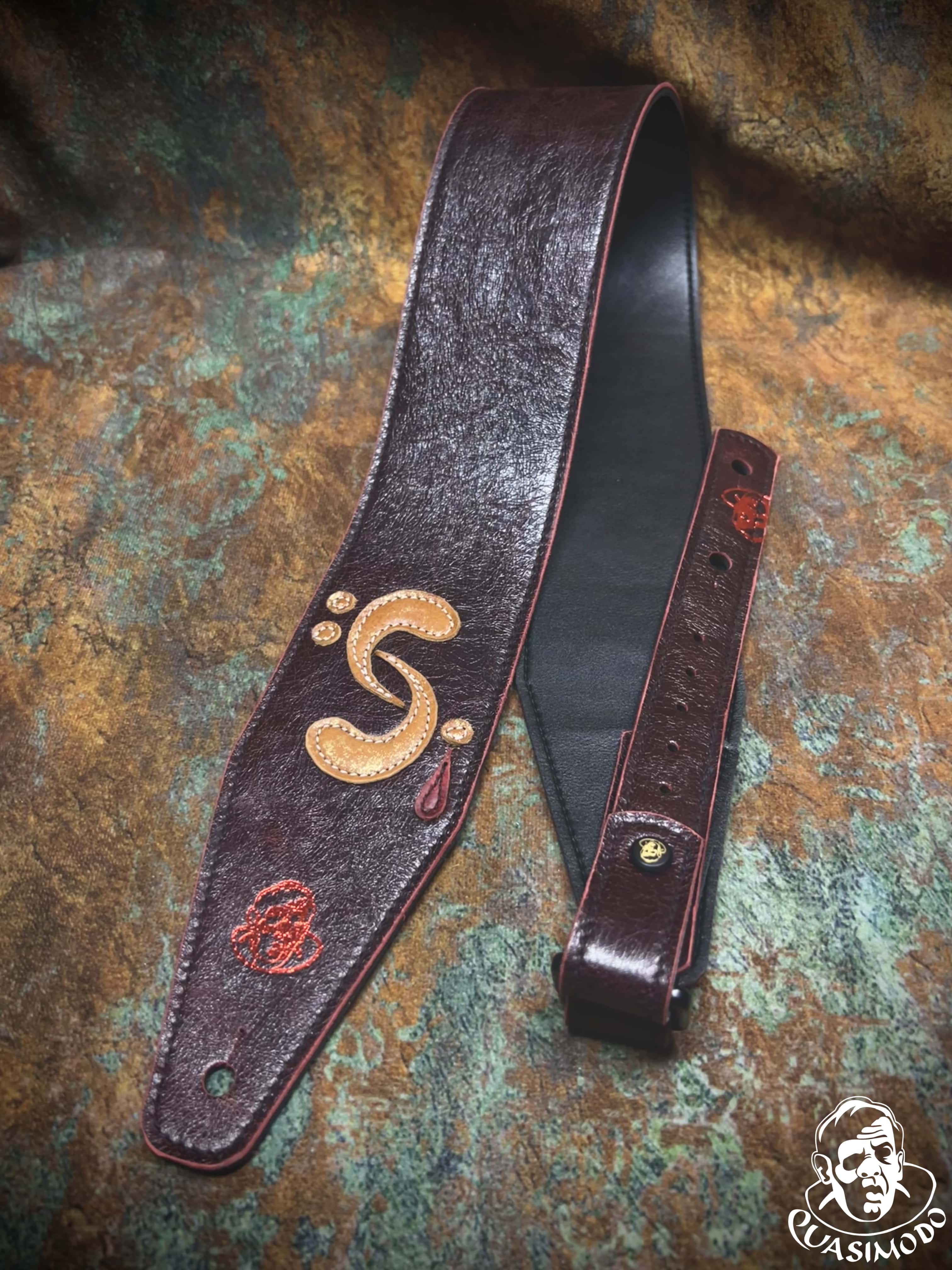 Image of Master Handmade Creative Guitar Strap - Face - Master Design - M-171