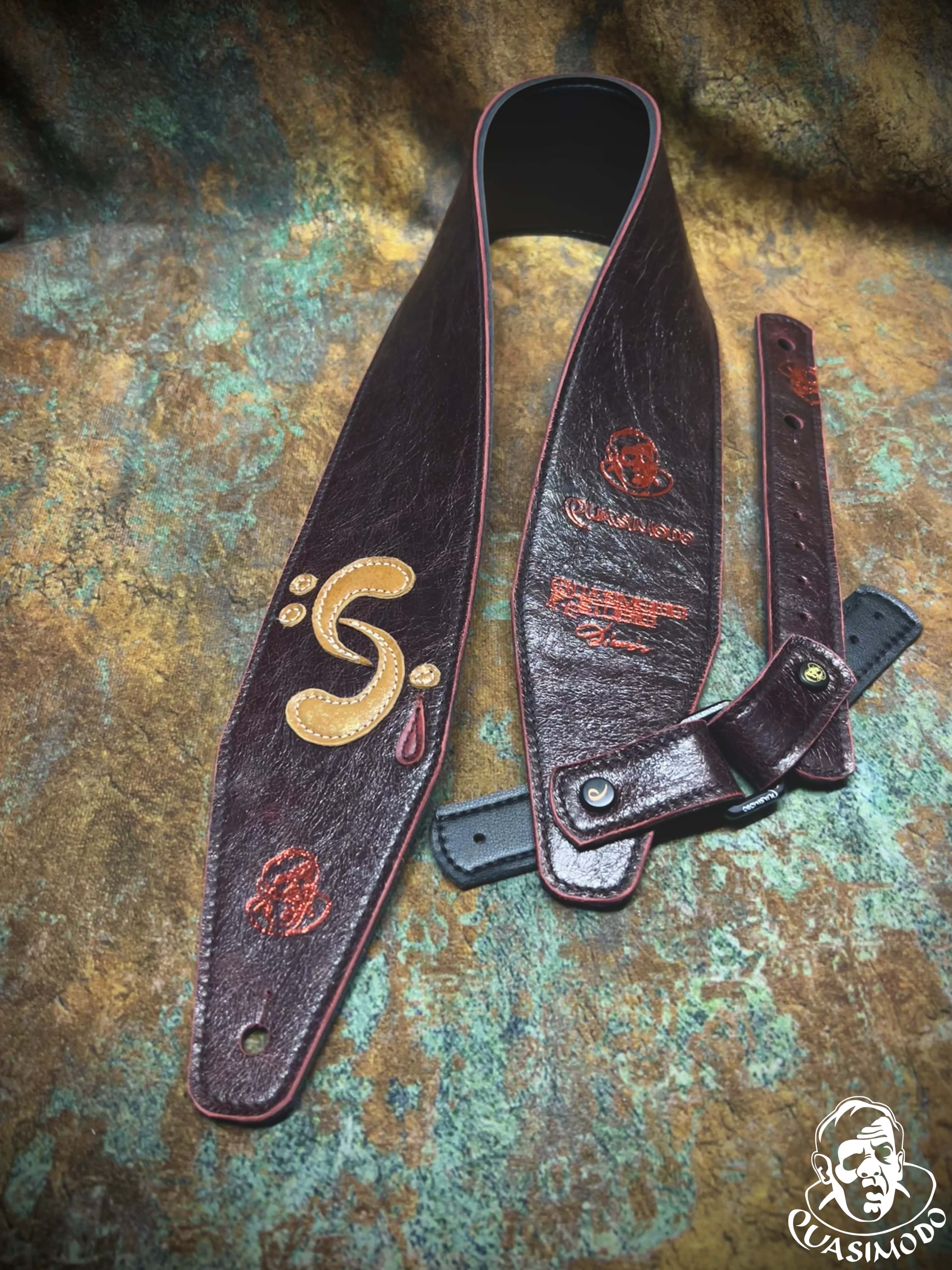 Image of Master Handmade Creative Guitar Strap - Face - Master Design - M-171