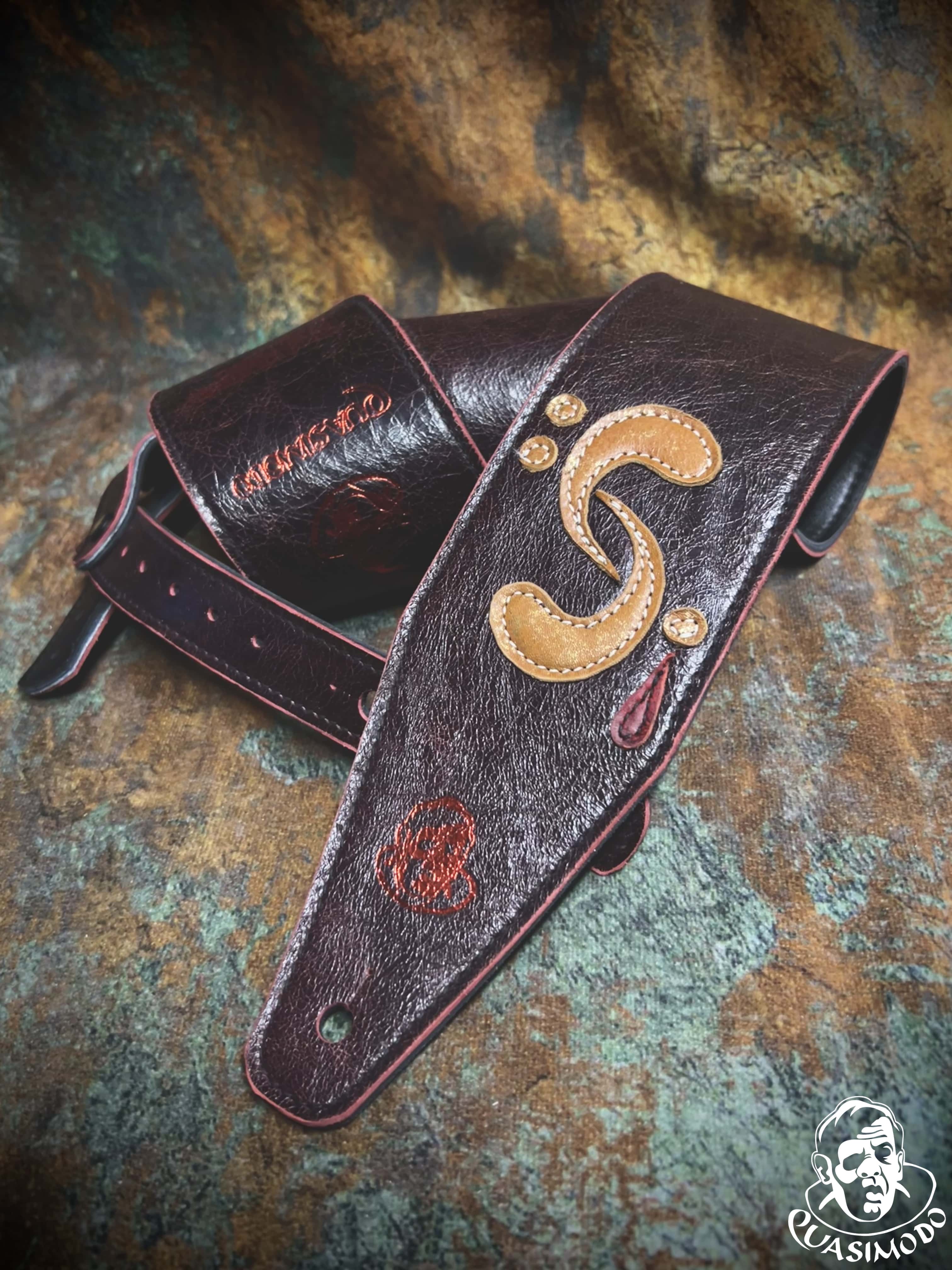 Image of Master Handmade Creative Guitar Strap - Face - Master Design - M-171