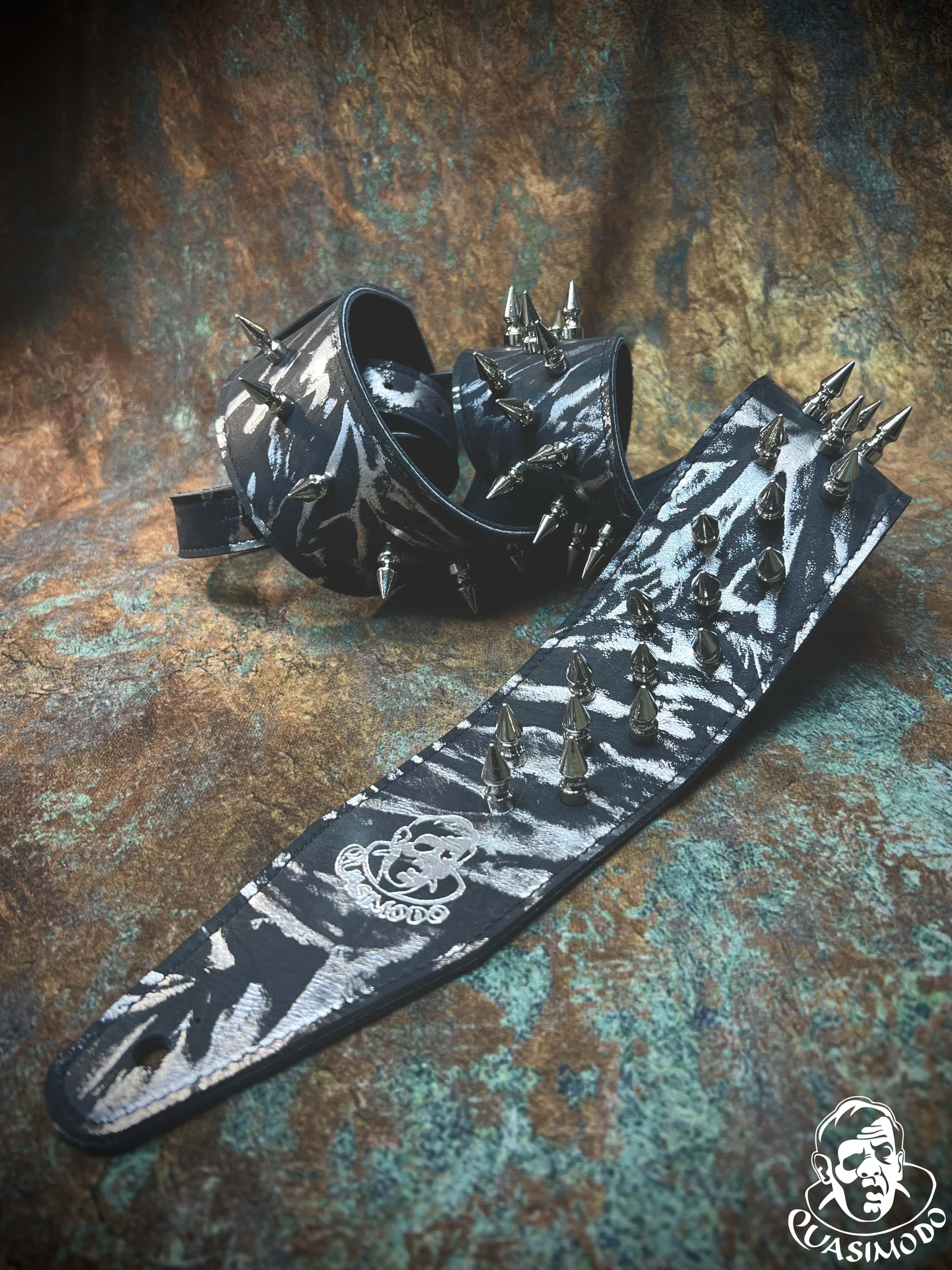 Image of Master handmade creative guitar straps-Face-Master Design-M-173