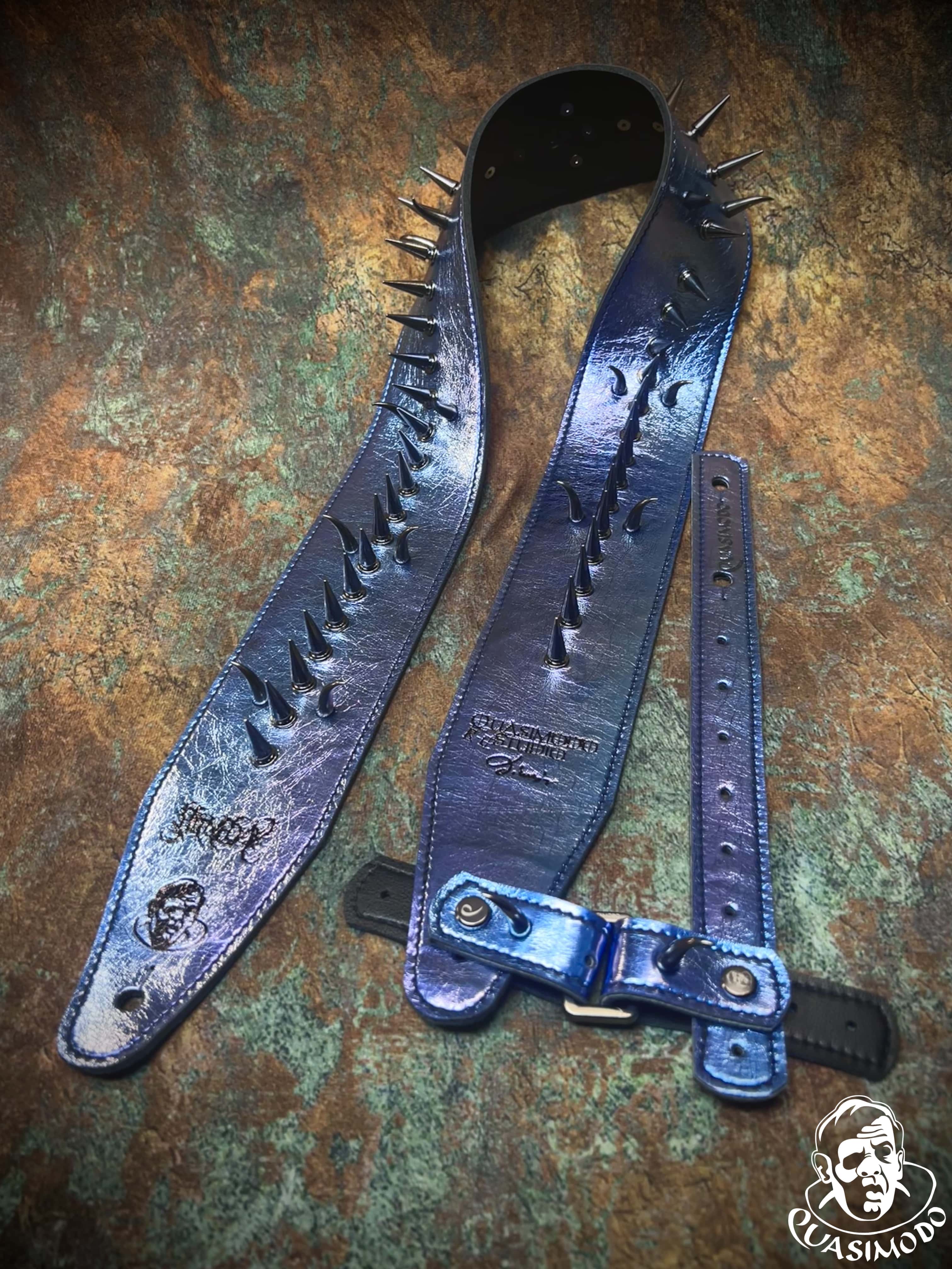 Image of Master Handmade Creative Guitar Strap - Face - Master Design - M-174
