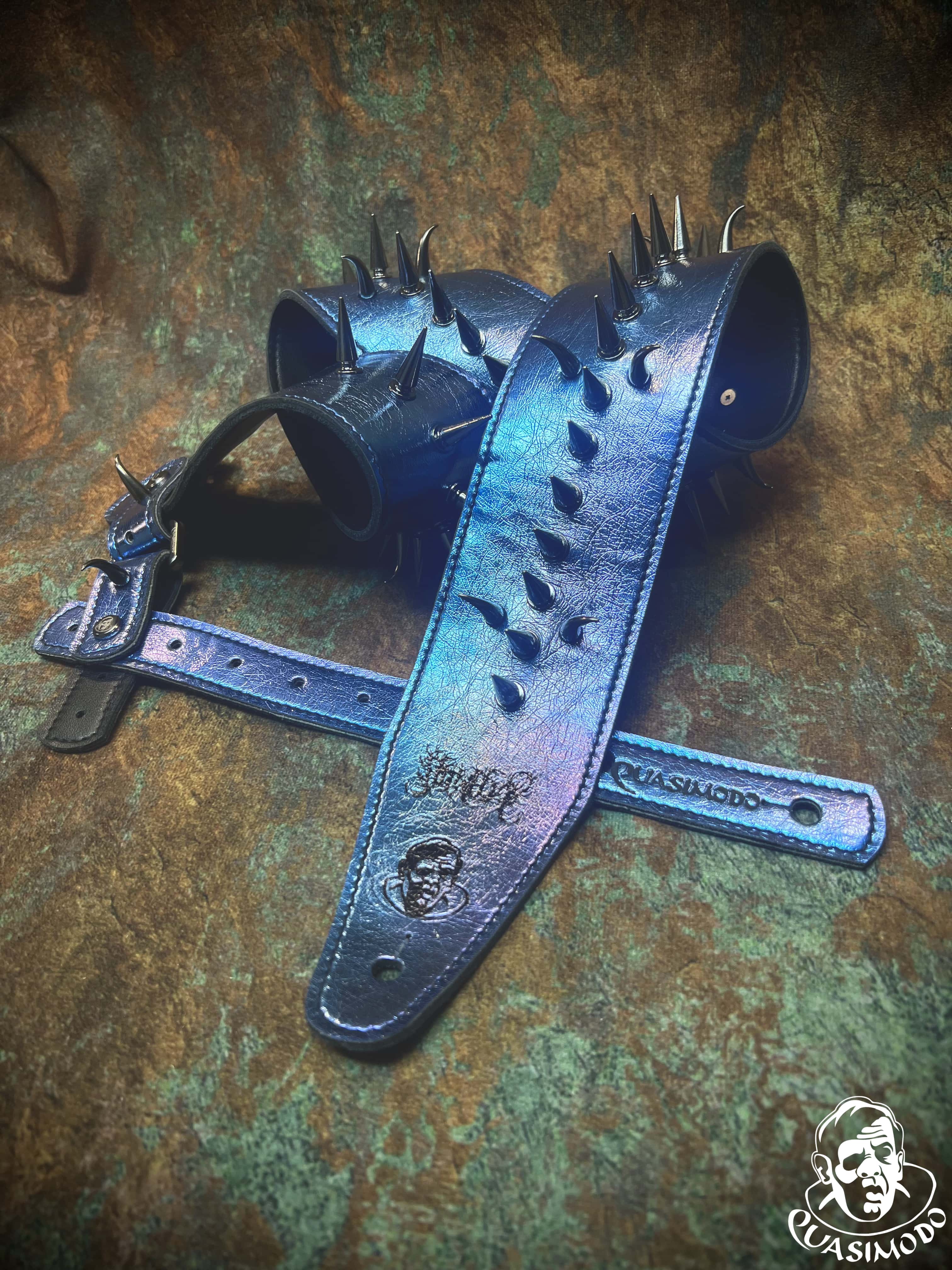 Image of Master Handmade Creative Guitar Strap - Face - Master Design - M-174
