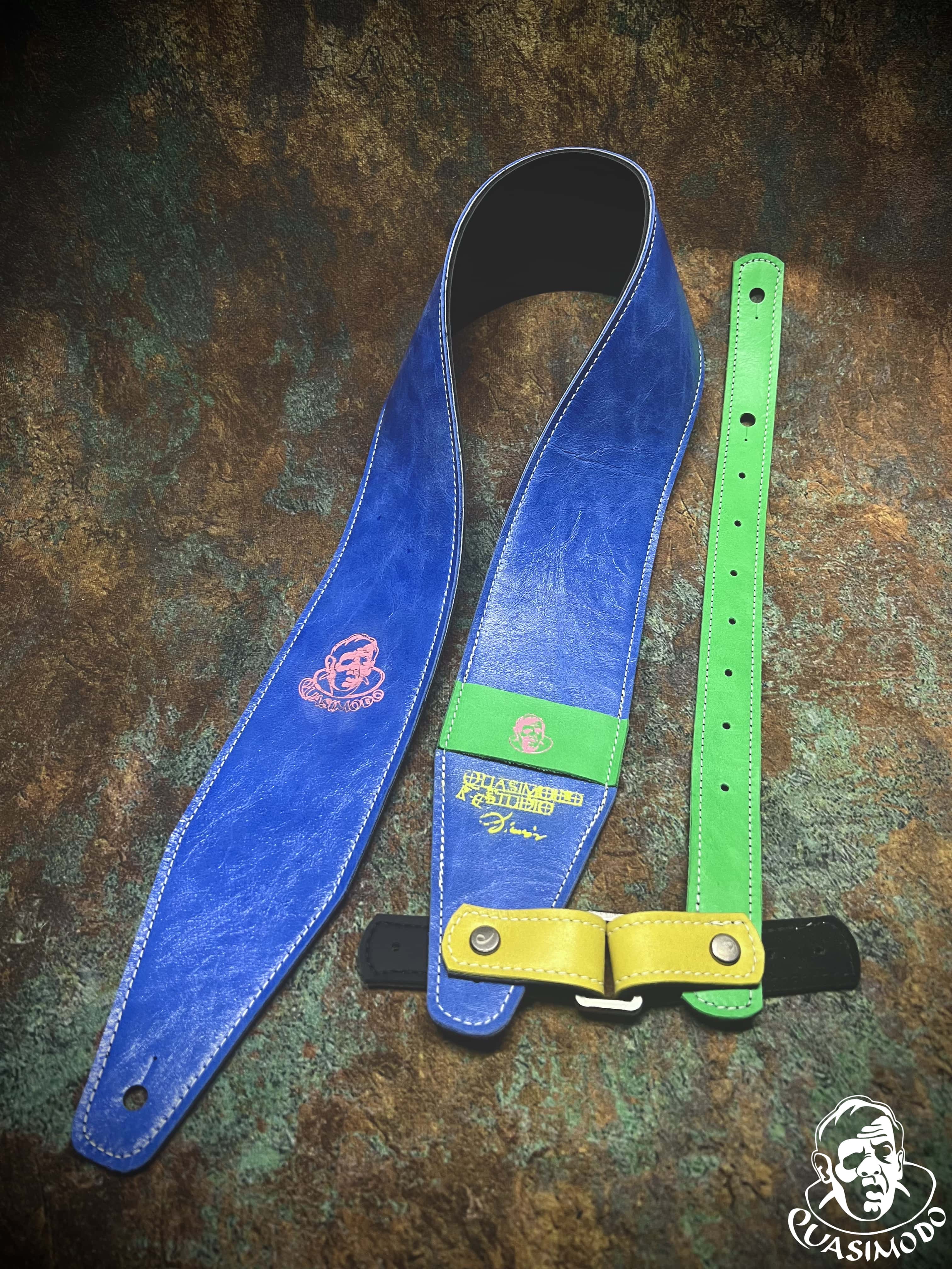 Image of Master handmade creative guitar straps-Face-Master Design-M-189