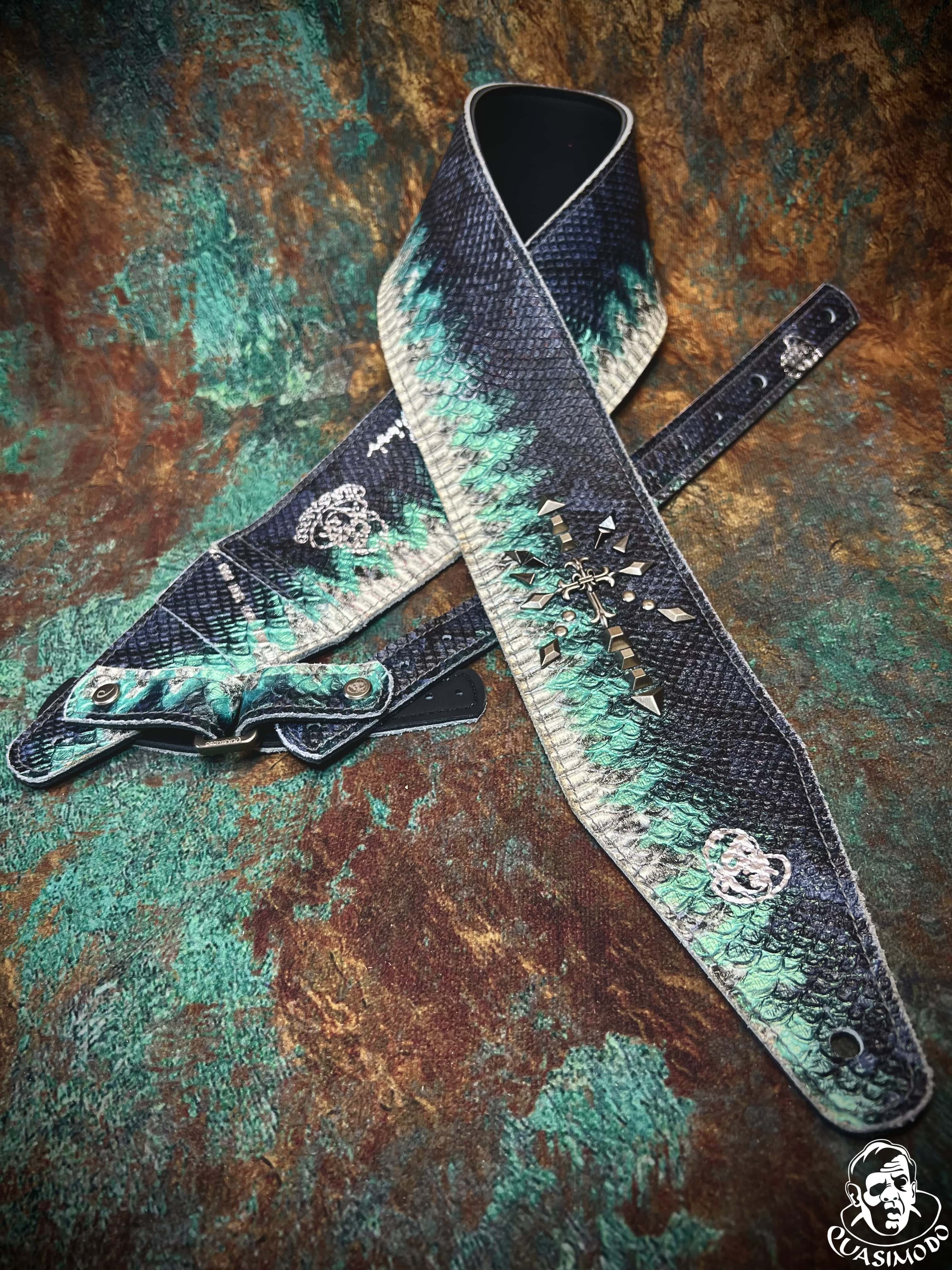 Image of Master handmade creative guitar straps-Face-Master Design-M-226