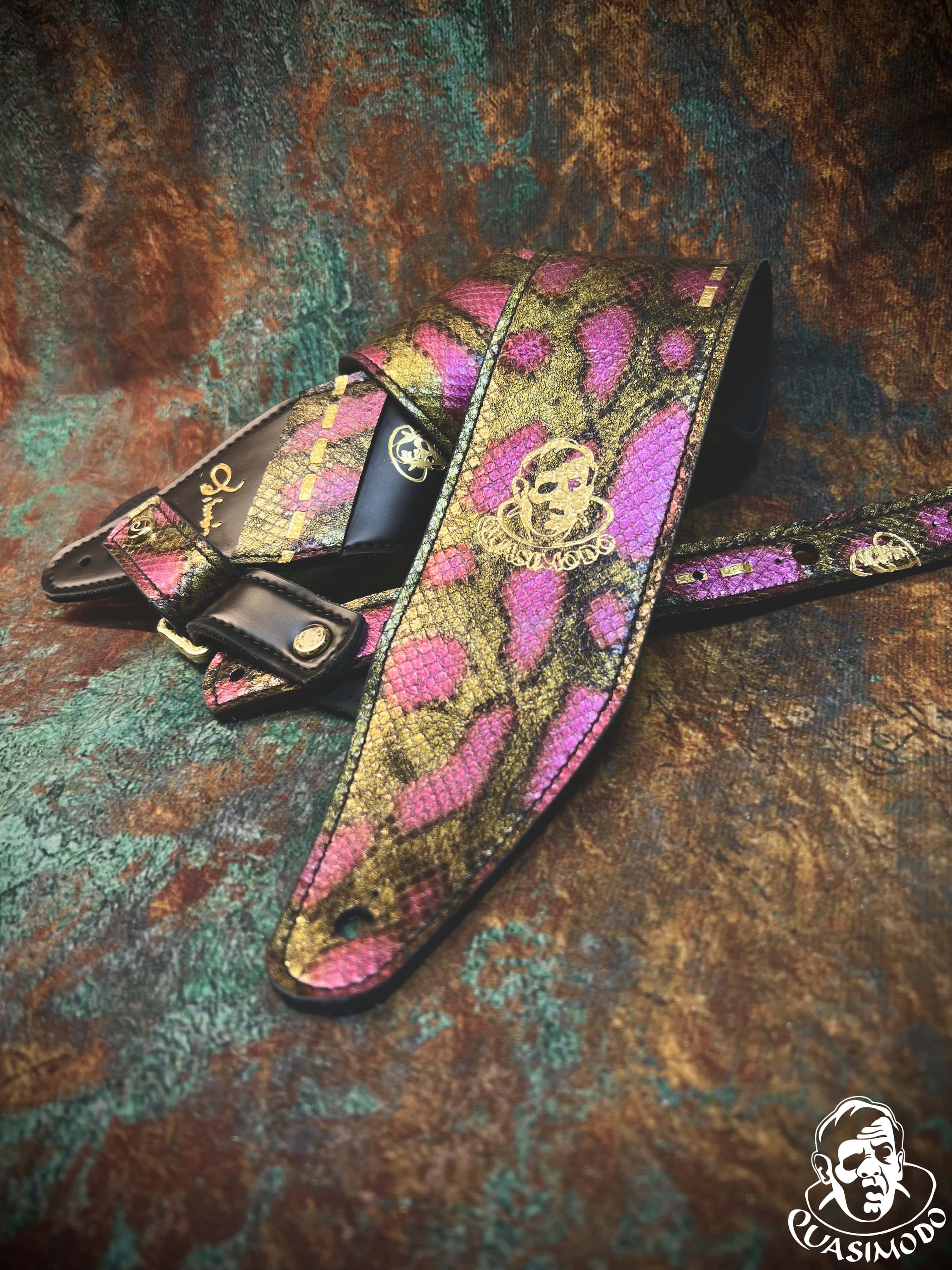 Image of Master Handmade Creative Guitar Strap - Face - Master Design - M-237