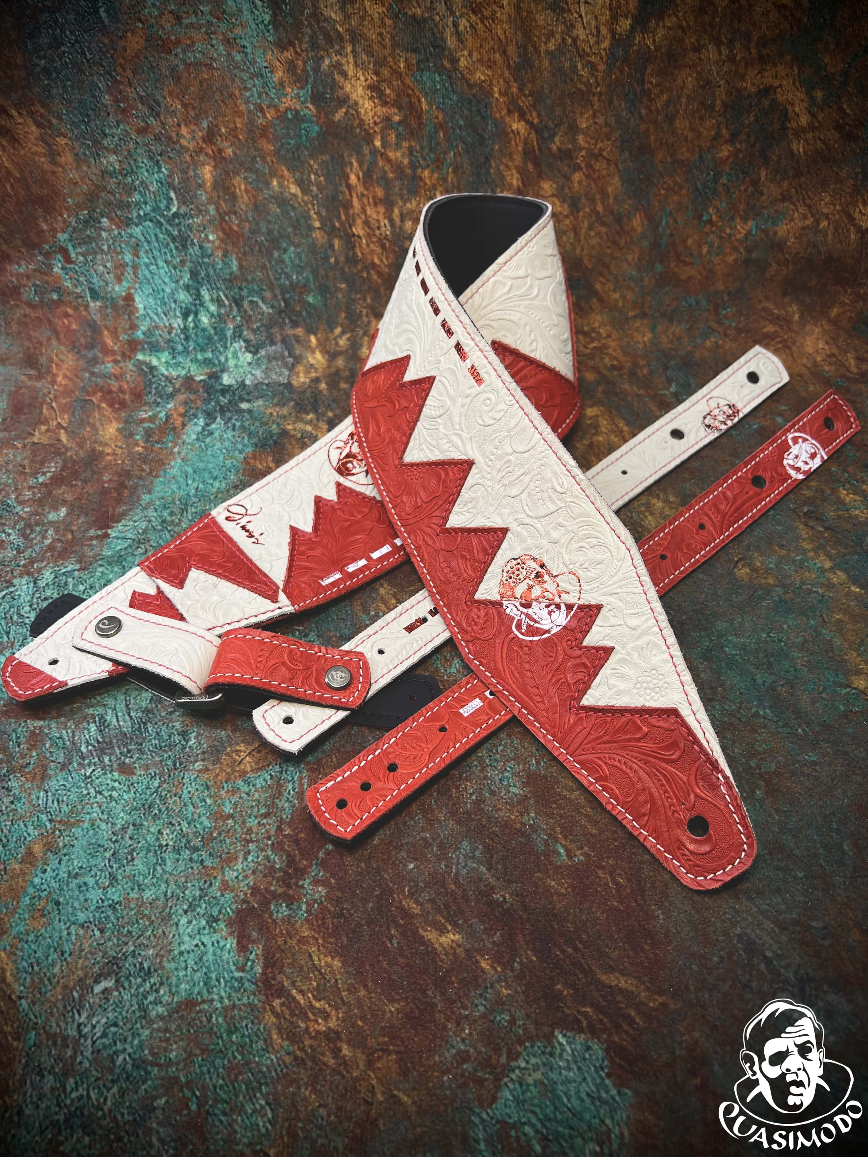 Image of Master handmade creative guitar straps-Face-Master Design-M-241